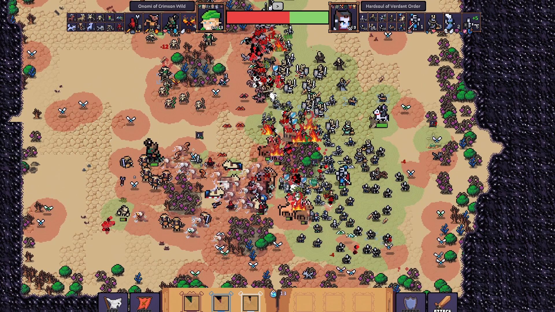 Hero's Hour Large battle between two powerful armies in a desert 