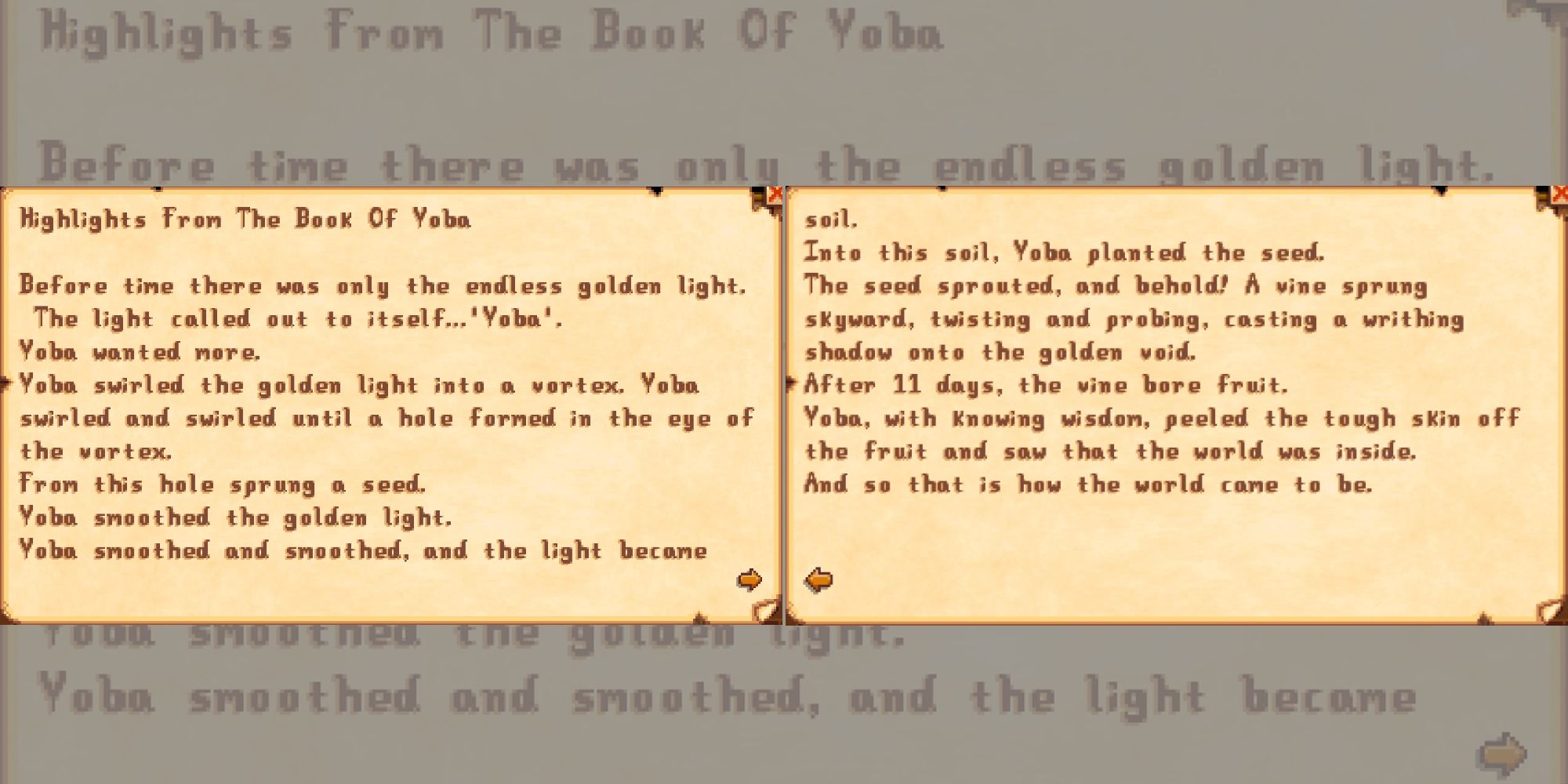 text from the book of yoba