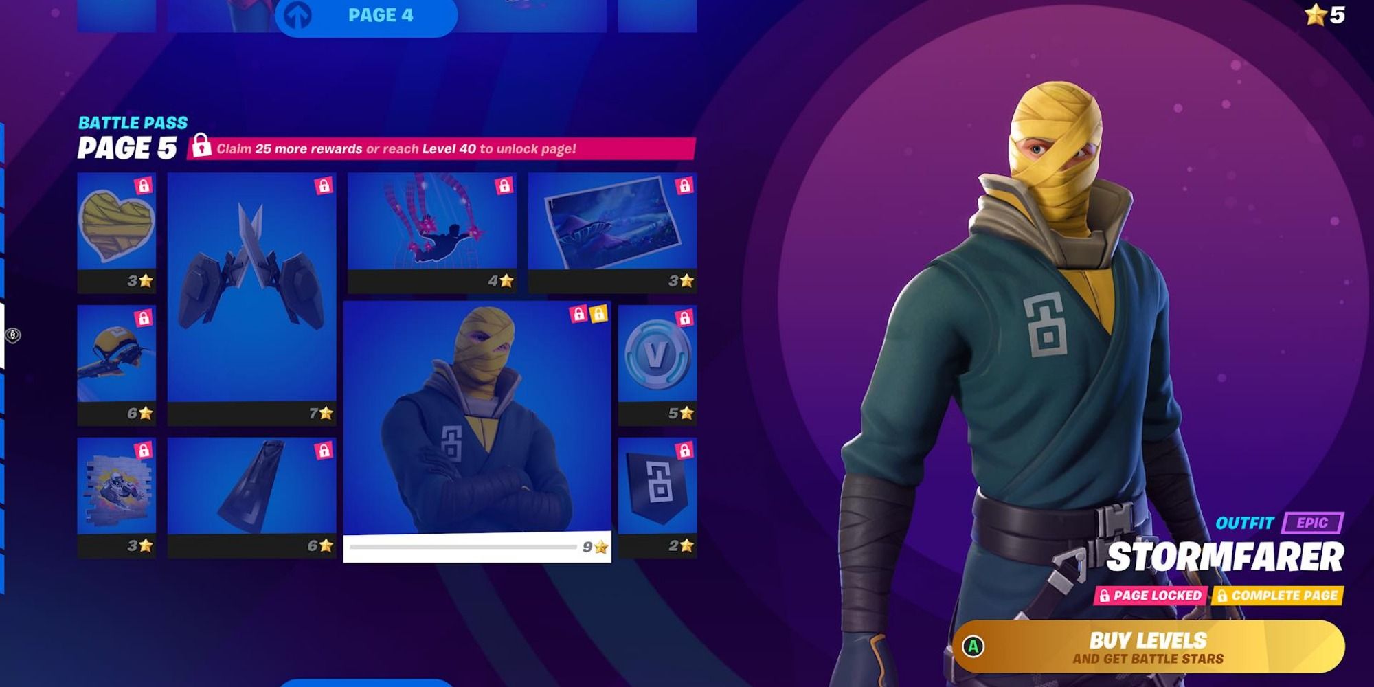 stormfarer skin battle pass fortnite