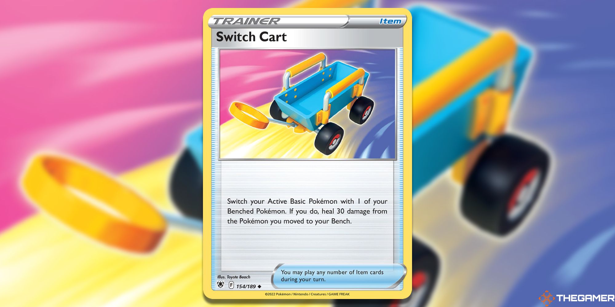 Switch Cart Card From Pokemon TCG