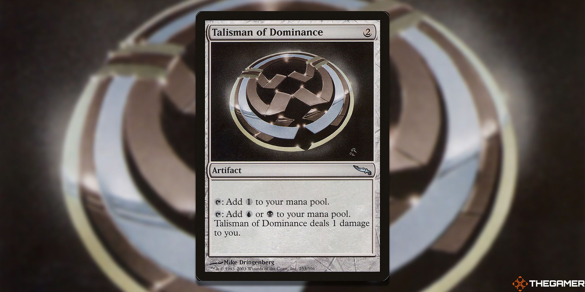 Talisman of Dominance card and blur