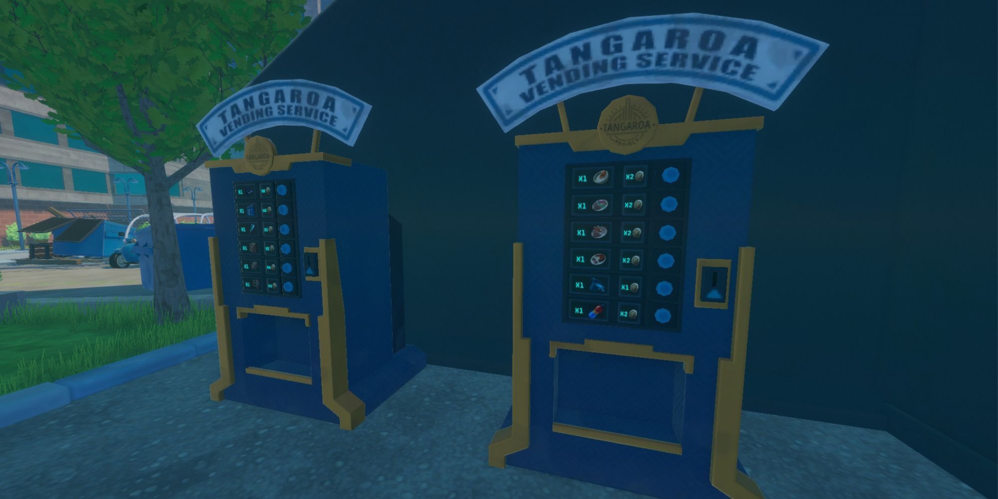 vending machines in Tangaroa