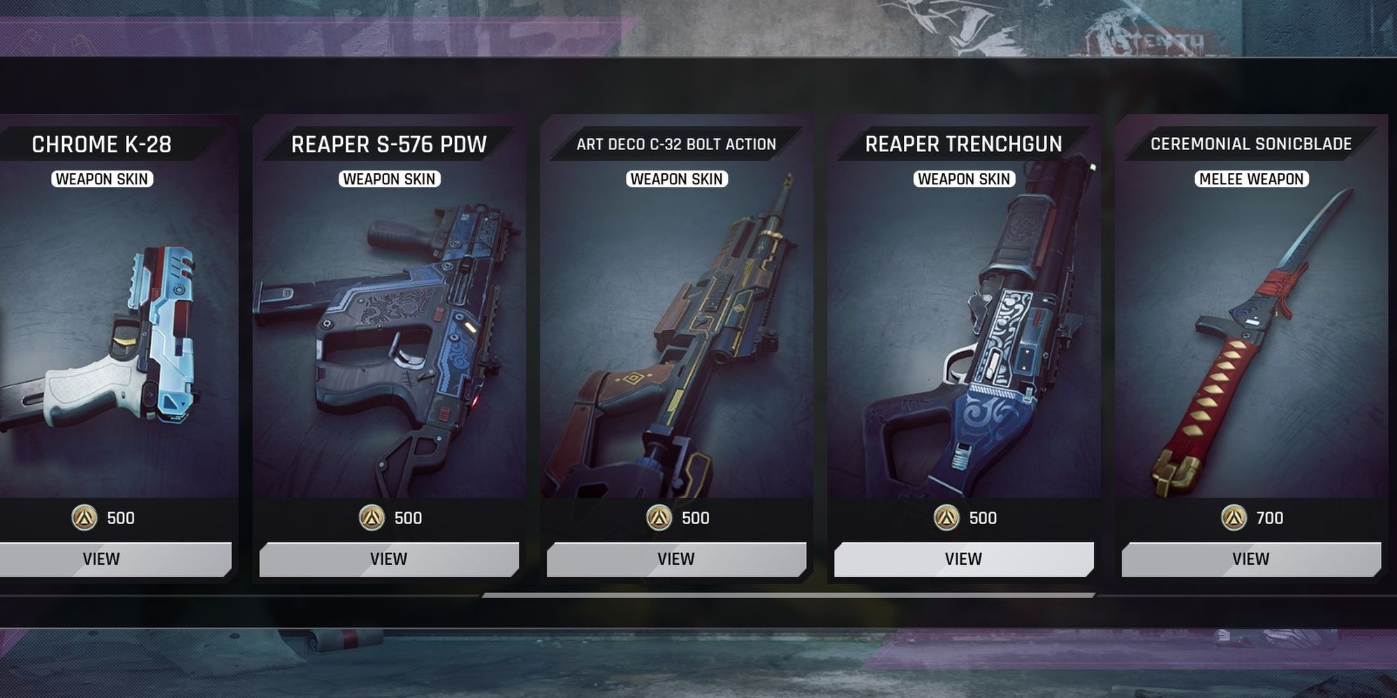 The Cycle: Frontier - Premium Weapon Skins Bought With Aurum