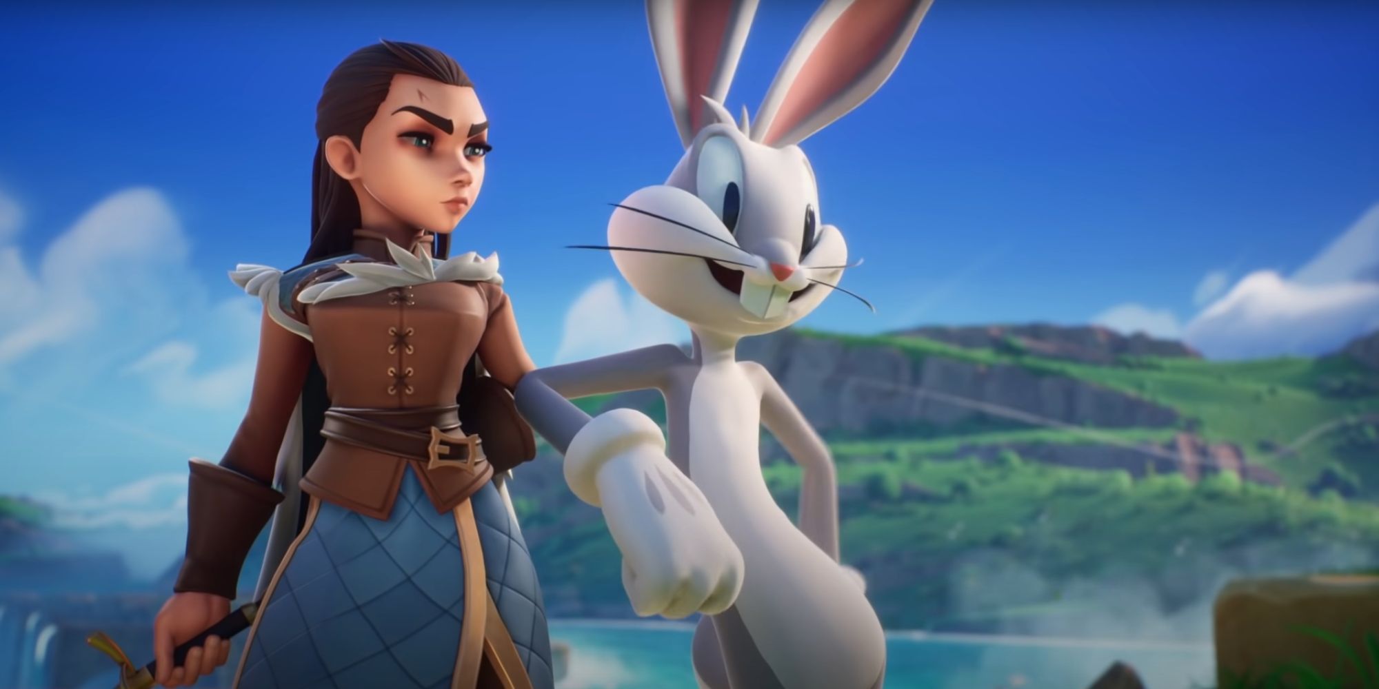 Arya Stark and Buggs Bunny in MultiVersus