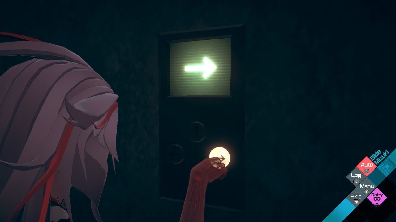 AI The Somnium Files Nirvana Initiative Pressing The Right Arrow Button During The Clock Puzzle