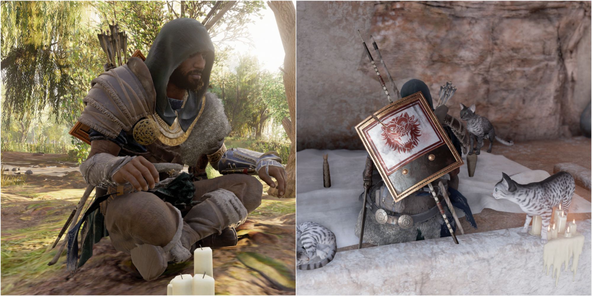 Assassin's Creed Origins Hermit Locations Featured Split Image