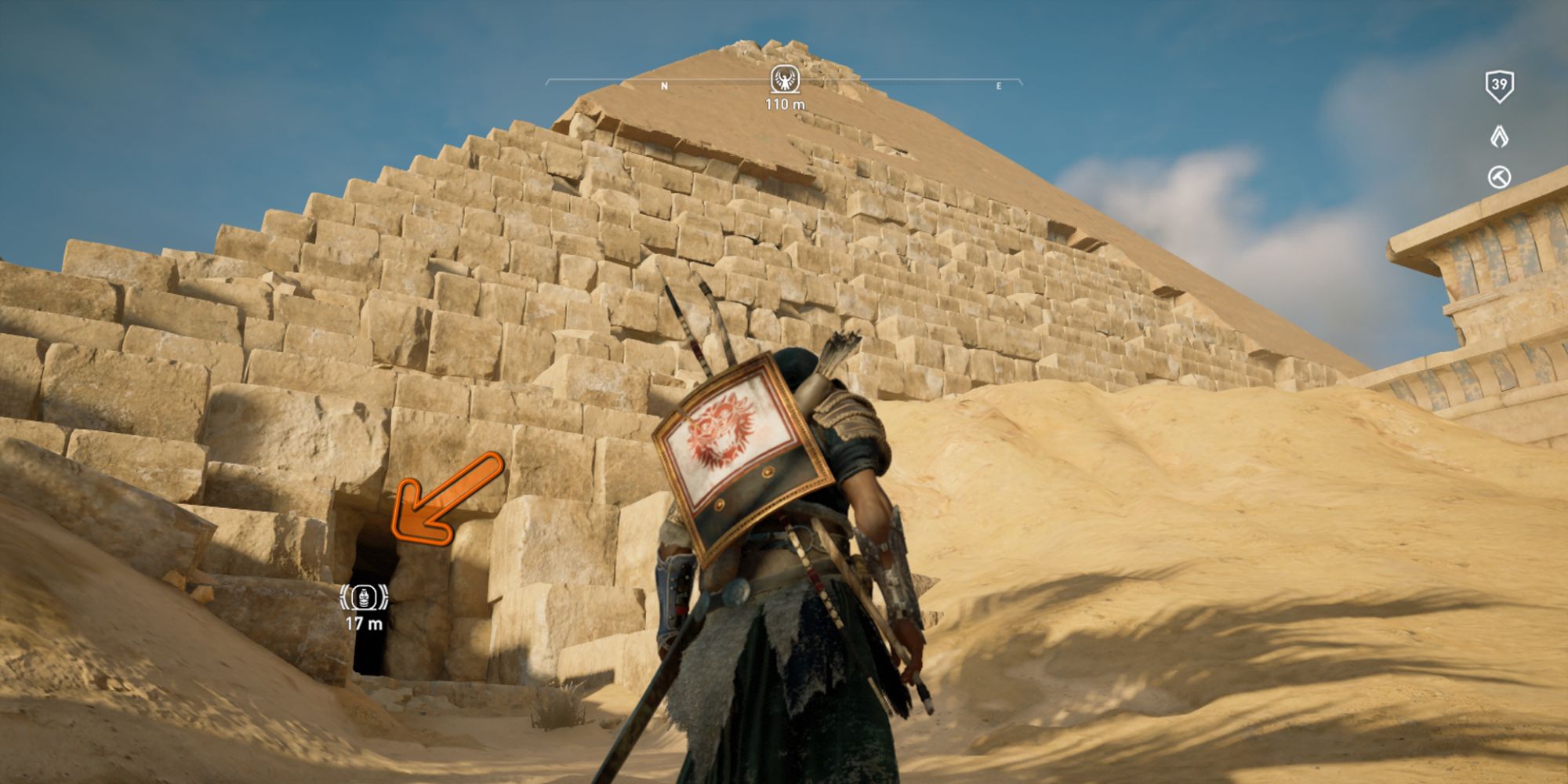 Assassin's Creed Origins Screenshot Of Tomb Of Amenemhat 3 Entrance