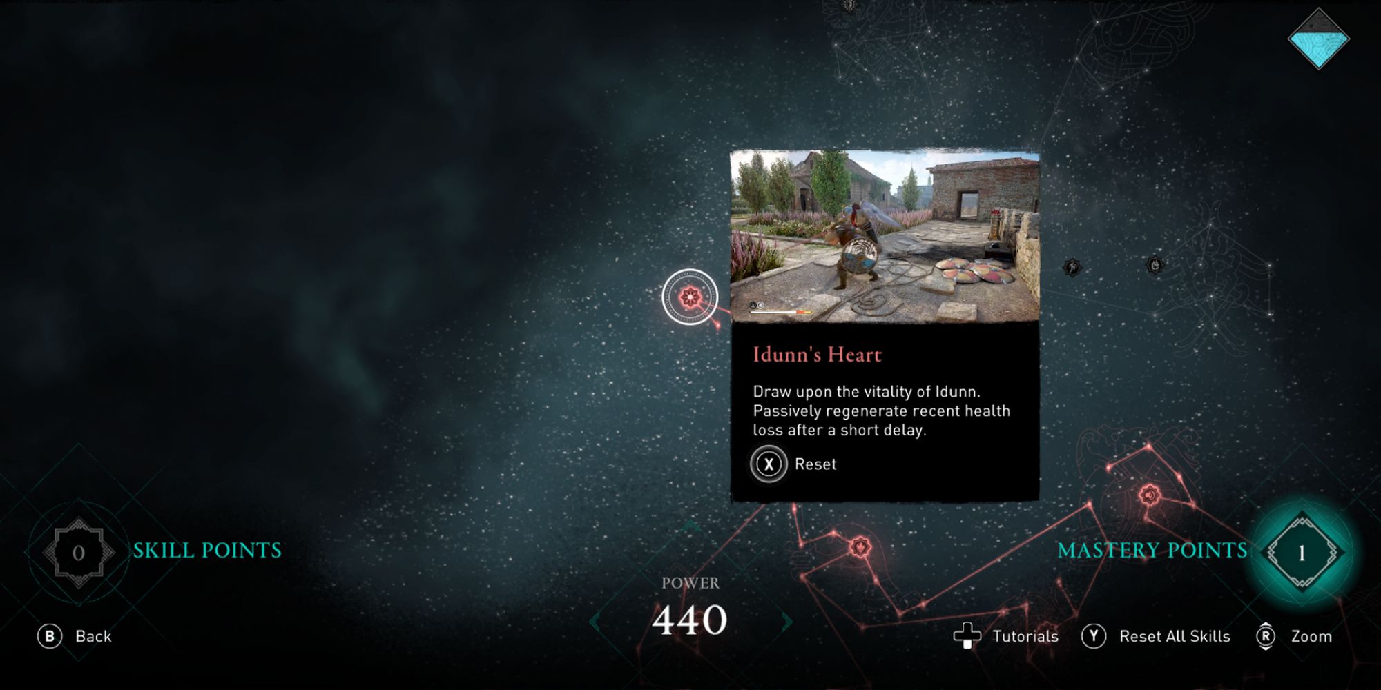 Assassin's Creed Valhalla Screenshot Of Idunn's Heart Skill