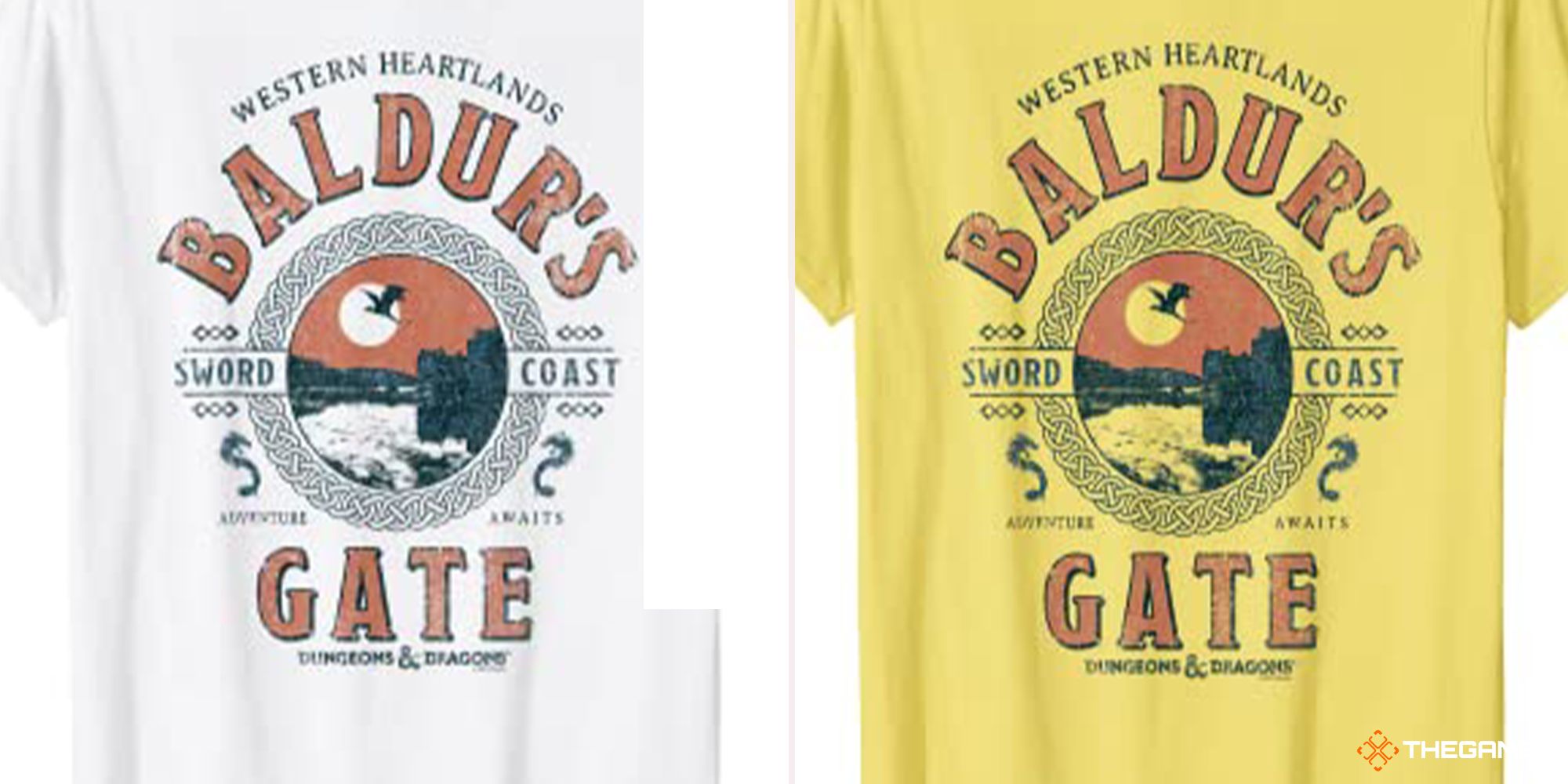 Baldur's Gate Dungeons and Dragons tee shirt