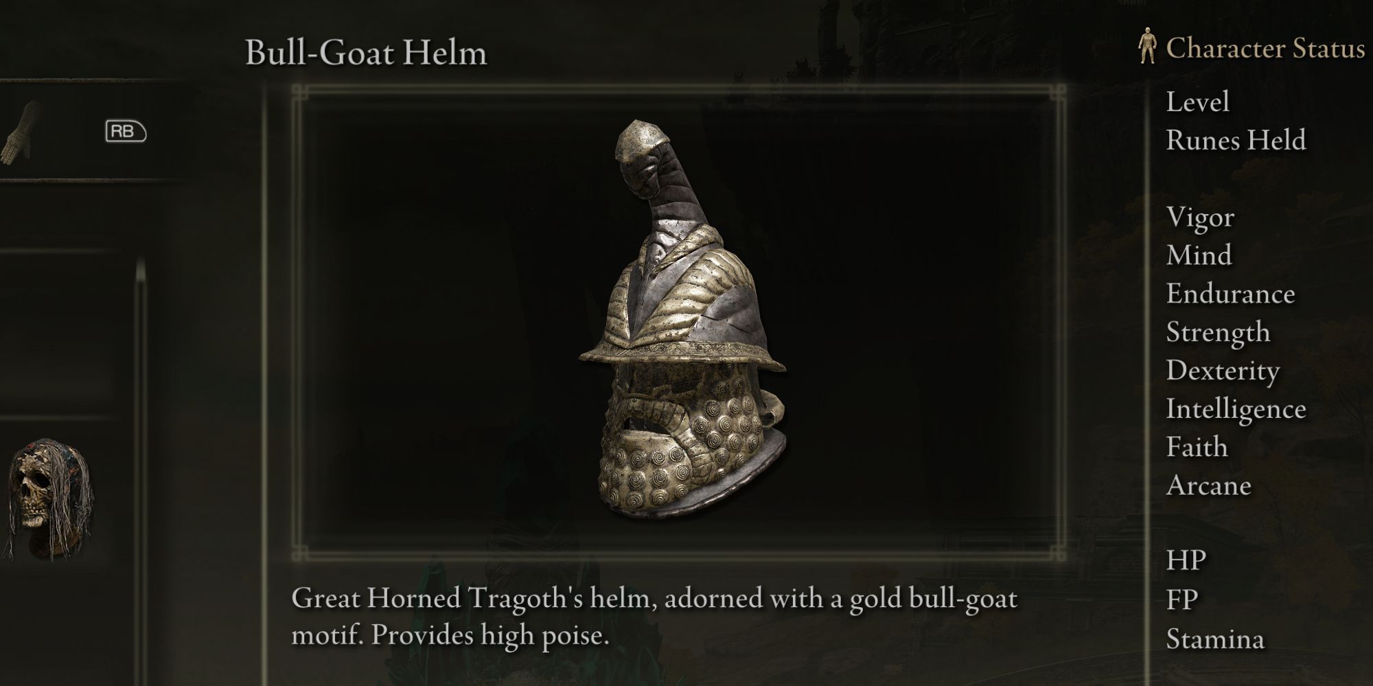 Bull-Goat Helm Elden Ring