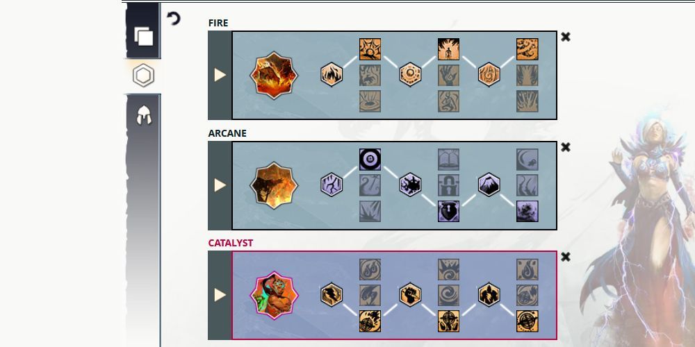 Guild Wars 2 screenshot of the best traits to pick for an open world catalyst build