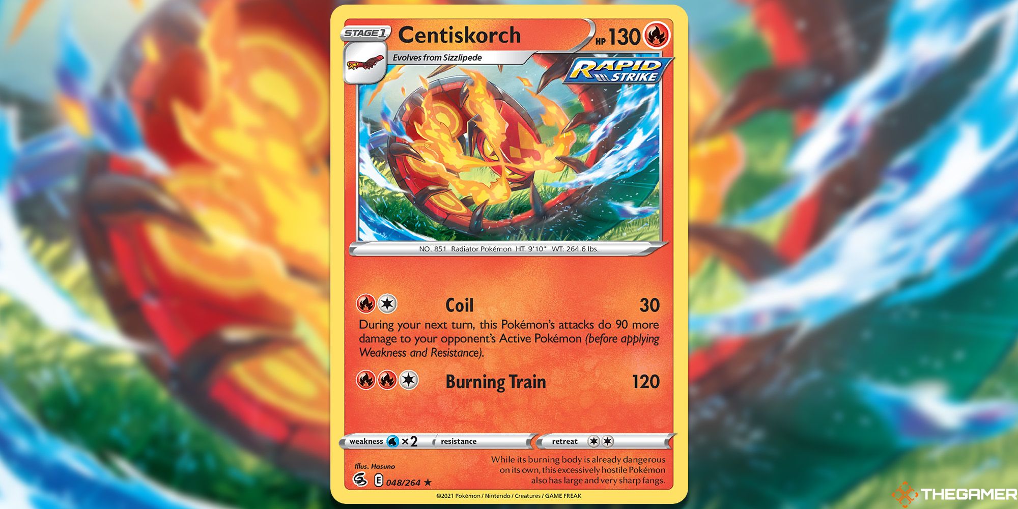 Centiskorch #048 / Pokemon TCG Fusion Strike