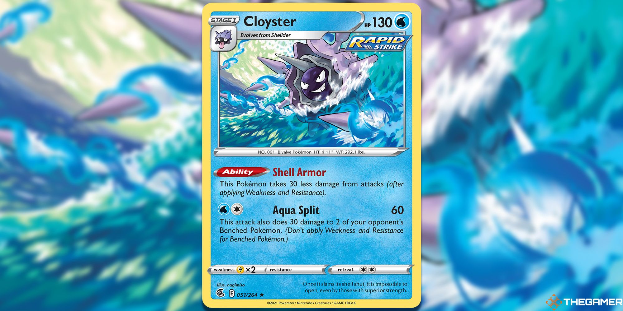 Cloyster #051 / Pokemon TCG Fusion Strike