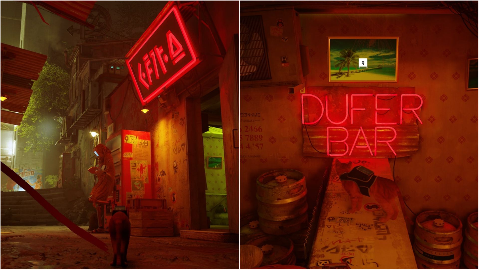 Stray Duffer Bar location