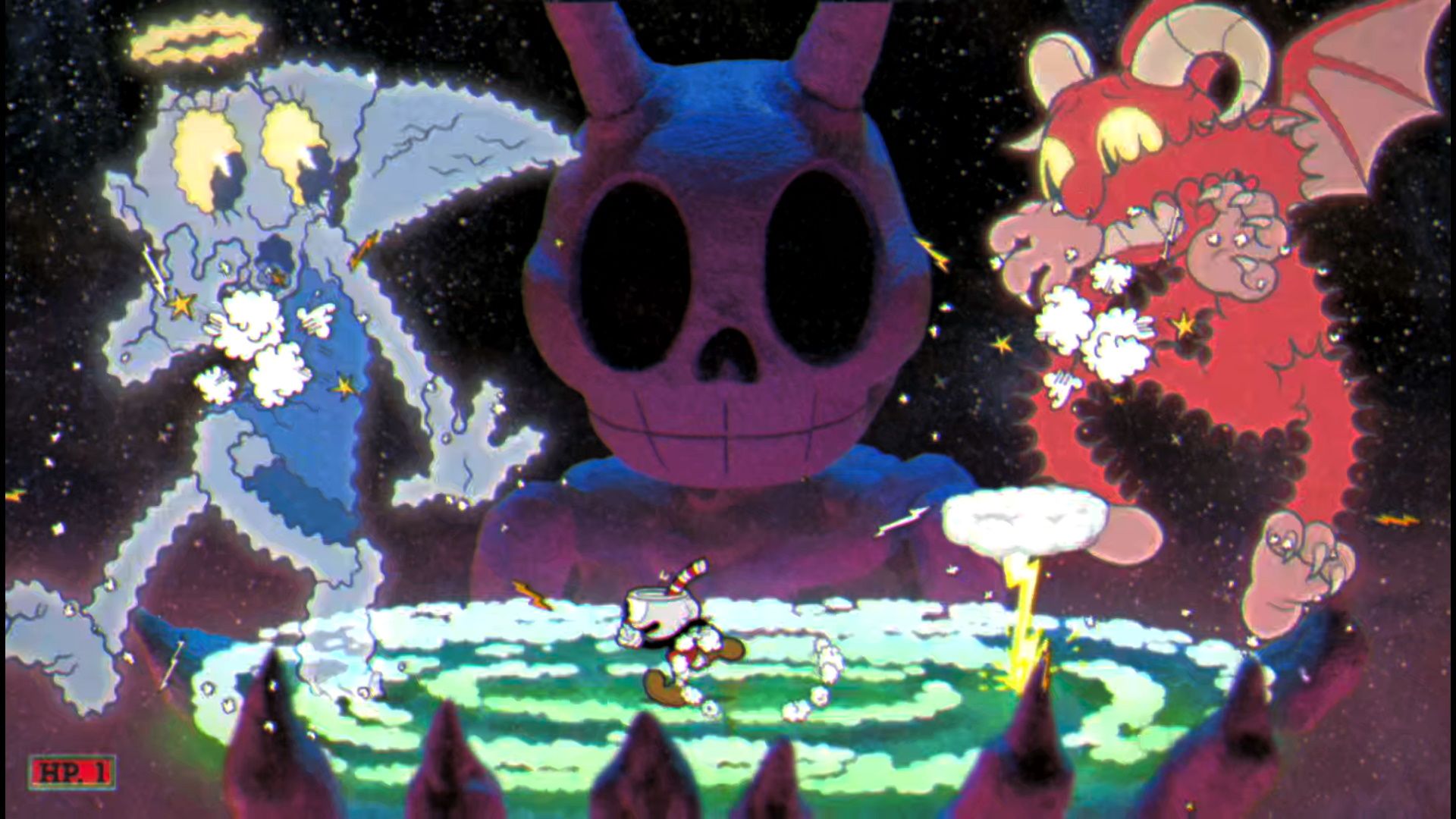 Cuphead The Delicious Course, The Angel And Devil, Victory