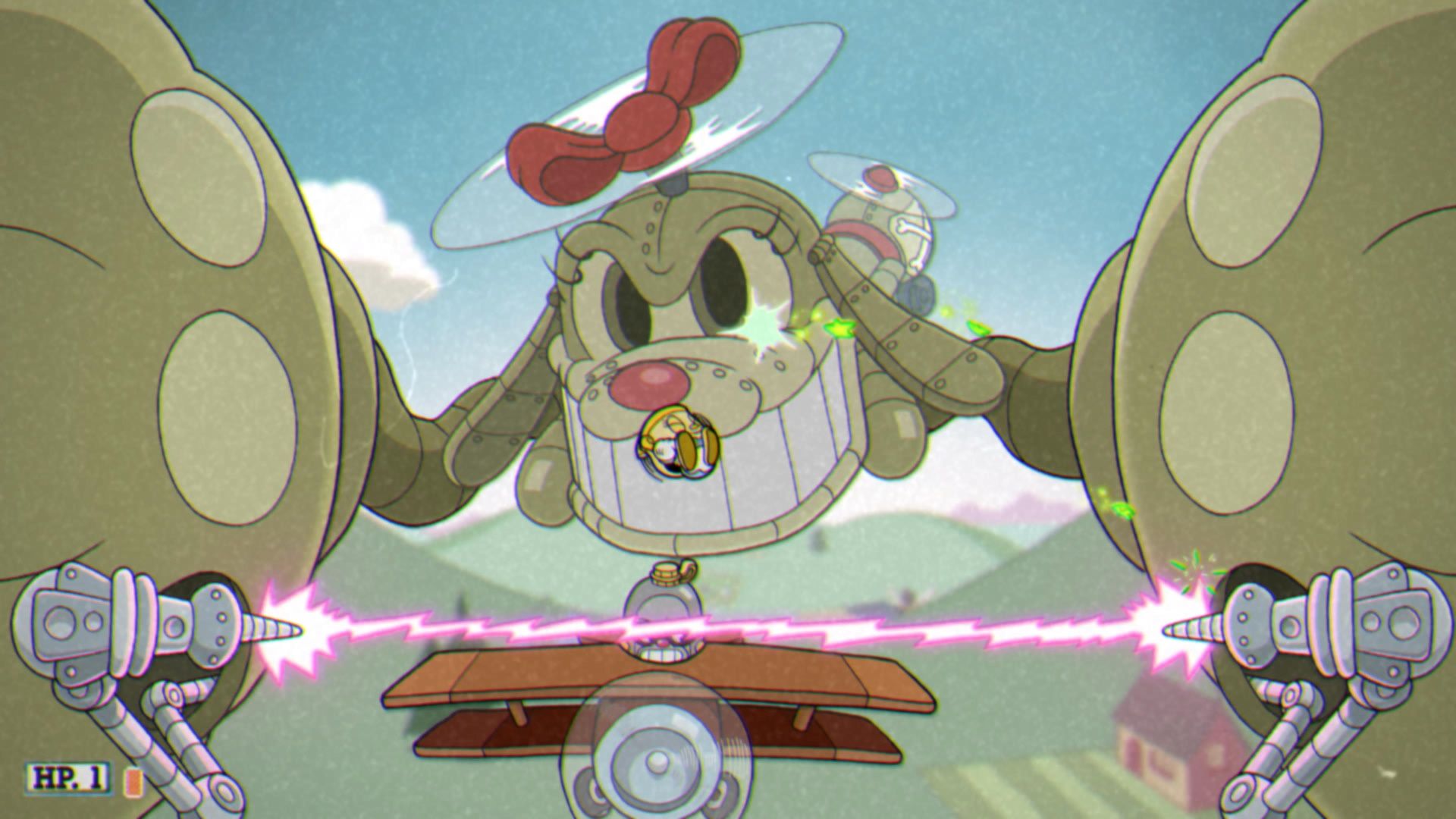 Cuphead The Delicious Course, The Howling Aces, Ms. Chalice double jump