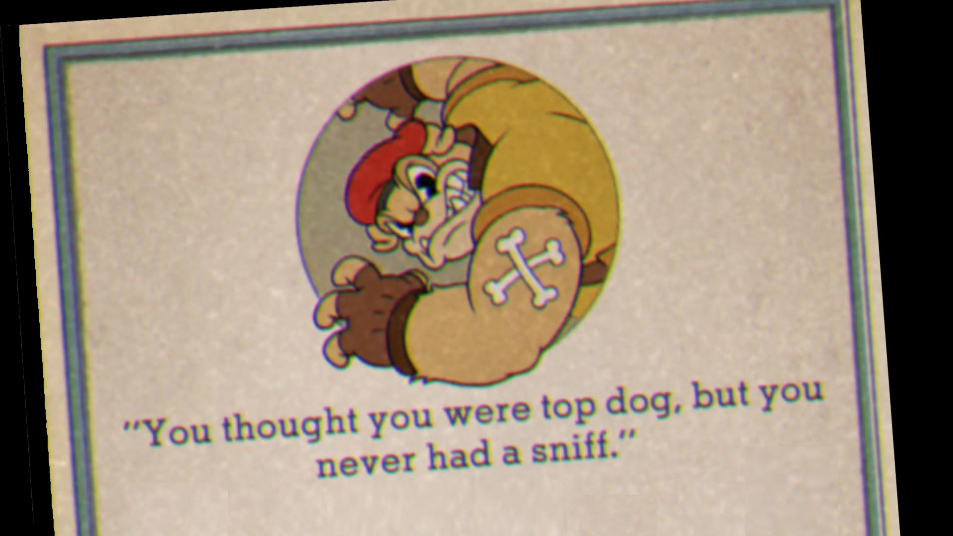 Cuphead The Delicious Course, The Howling Aces, Phase 1, Crossbones Victory Image