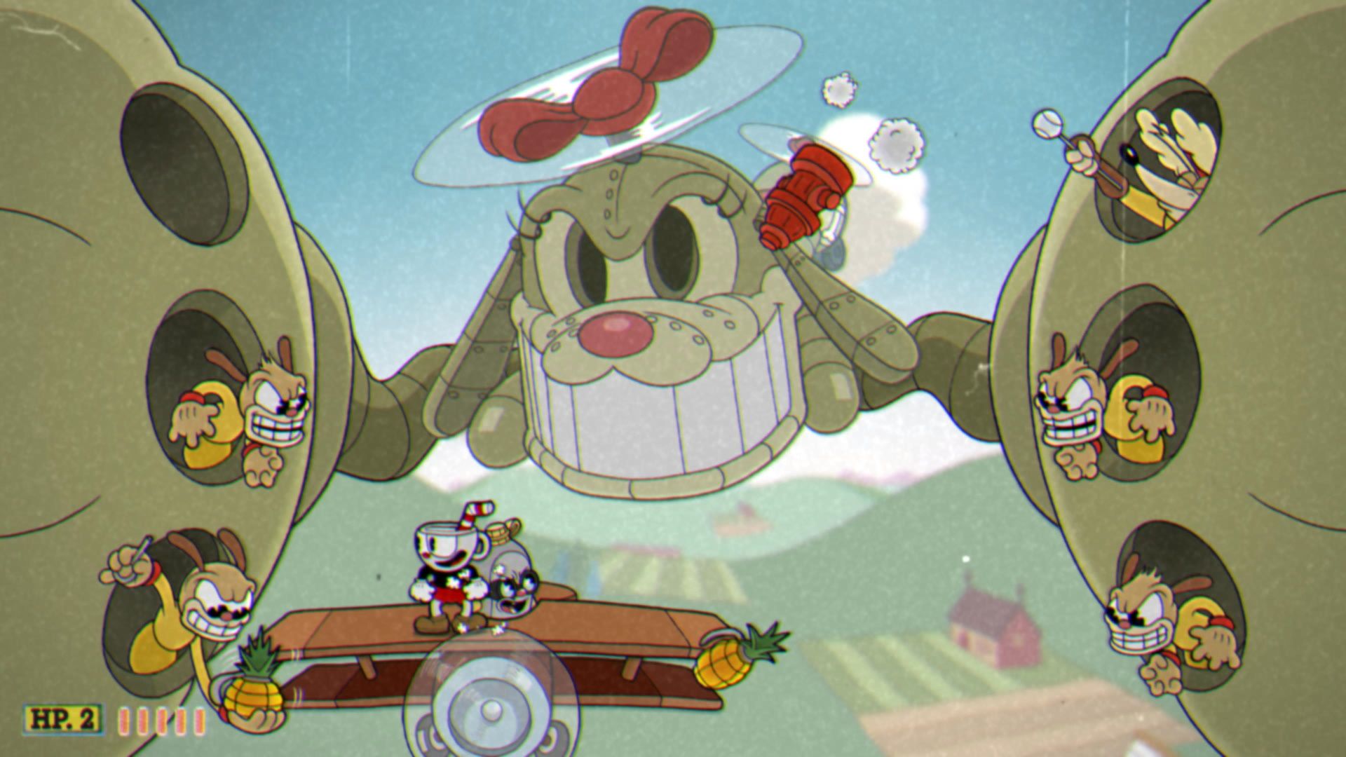 Cuphead The Delicious Course, The Howling Aces, Phase 3 Alternate, Incoming Fire Hydrant