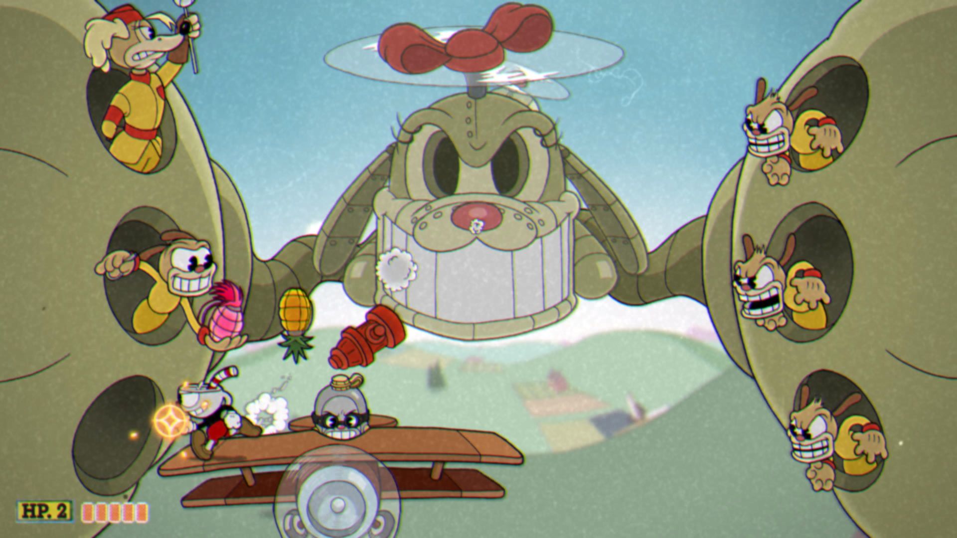 Cuphead The Delicious Course, The Howling Aces, Phase 3 Alternate, Pure chaos