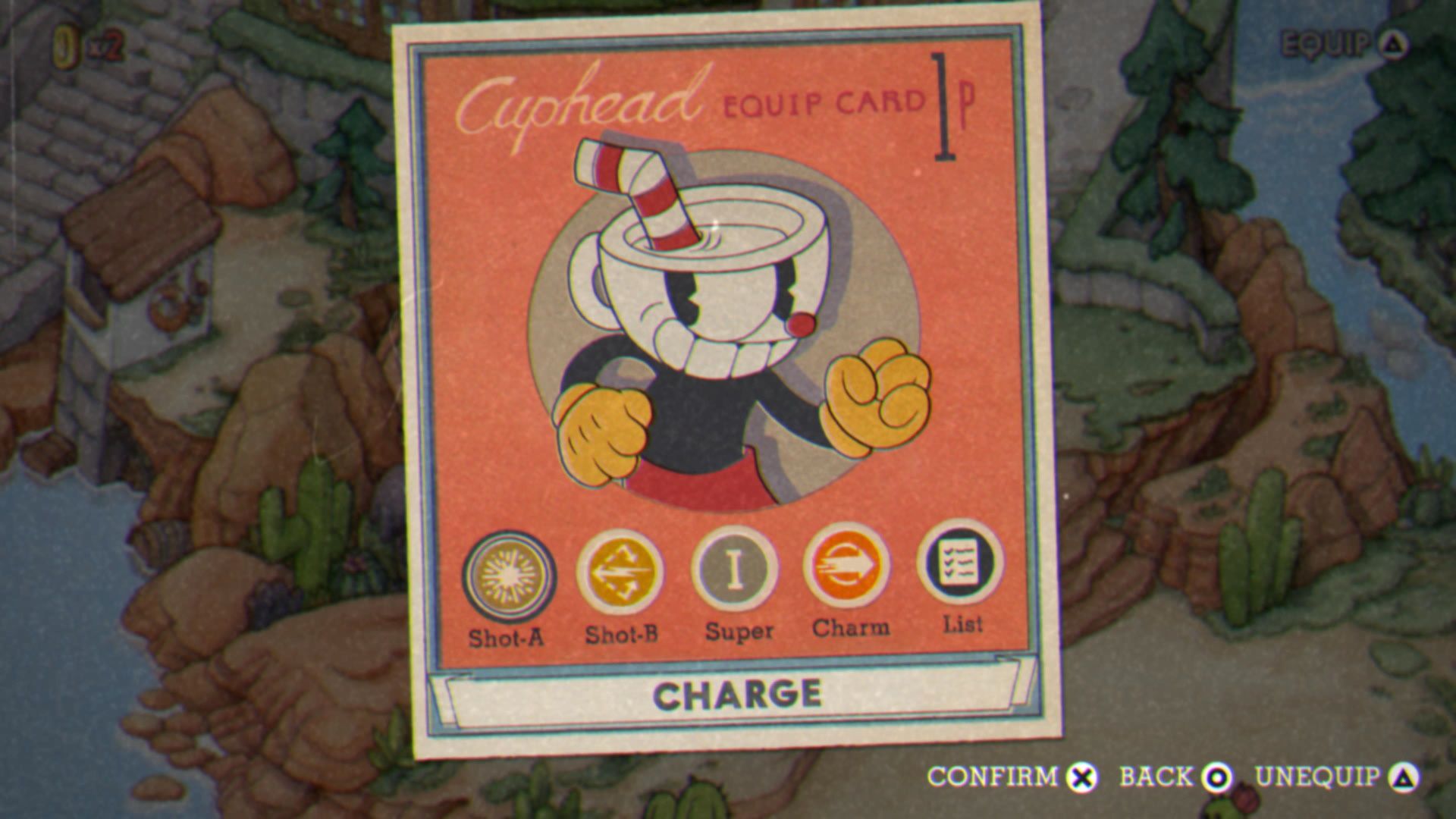 Cuphead The Delicious Course, The Moonshine Mob, Loadout