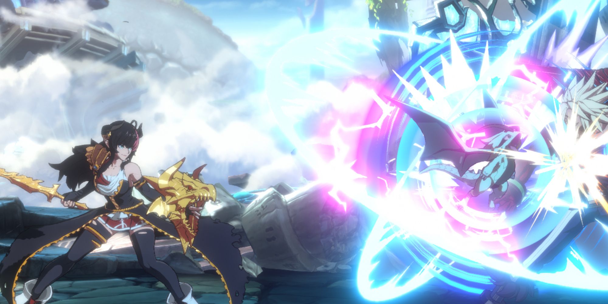 Dragon Knight performing the MP Special Move Summon Astra in DNF Duel