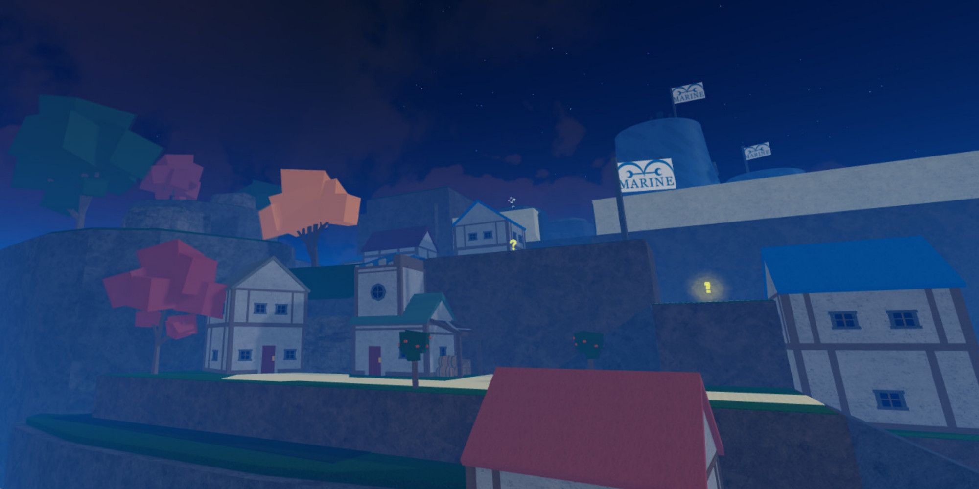 Da Piece Roblox Screenshot of Marine Town