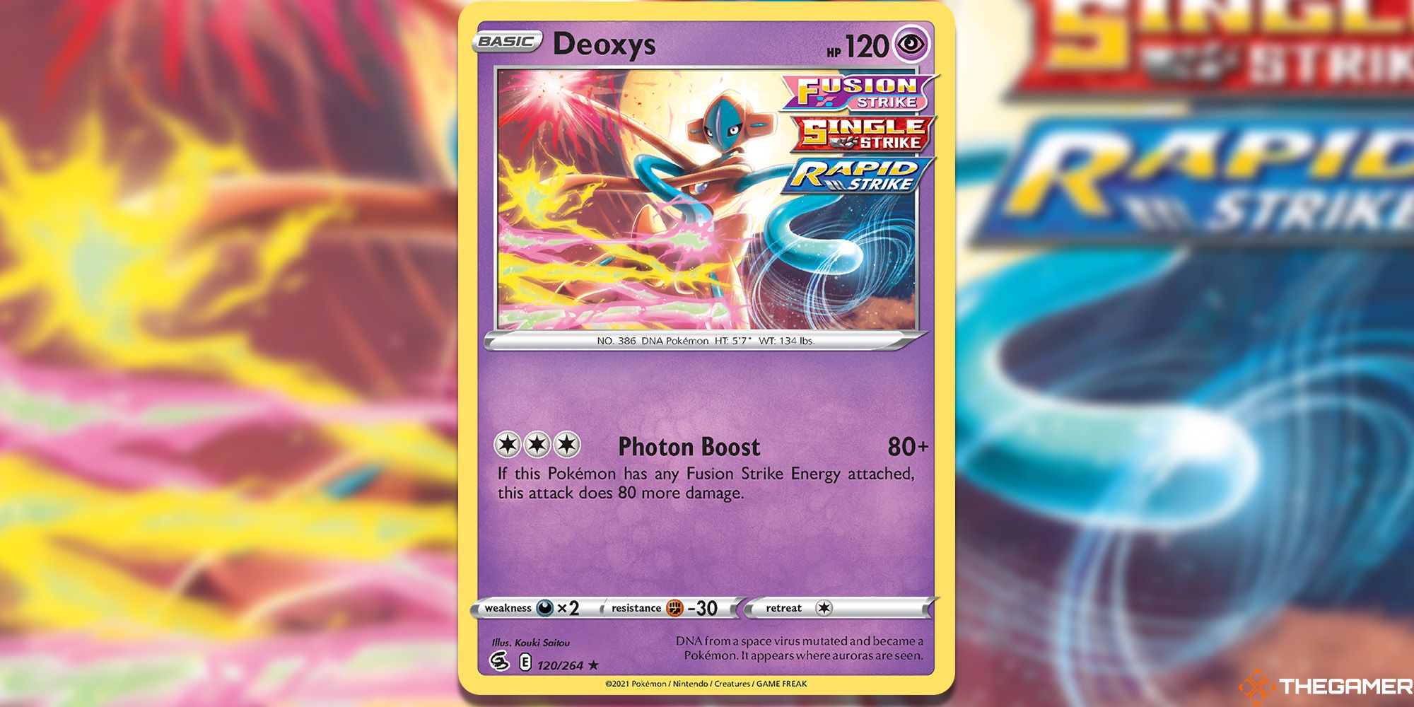 Deoxys #120 / Pokemon TCG Fusion Strike 