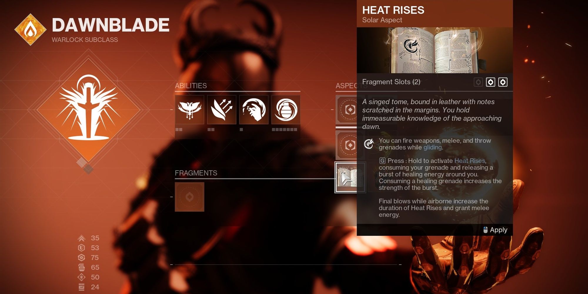 Solar 3.0 Keywords, Aspects, And Fragments Explained Destiny 2
