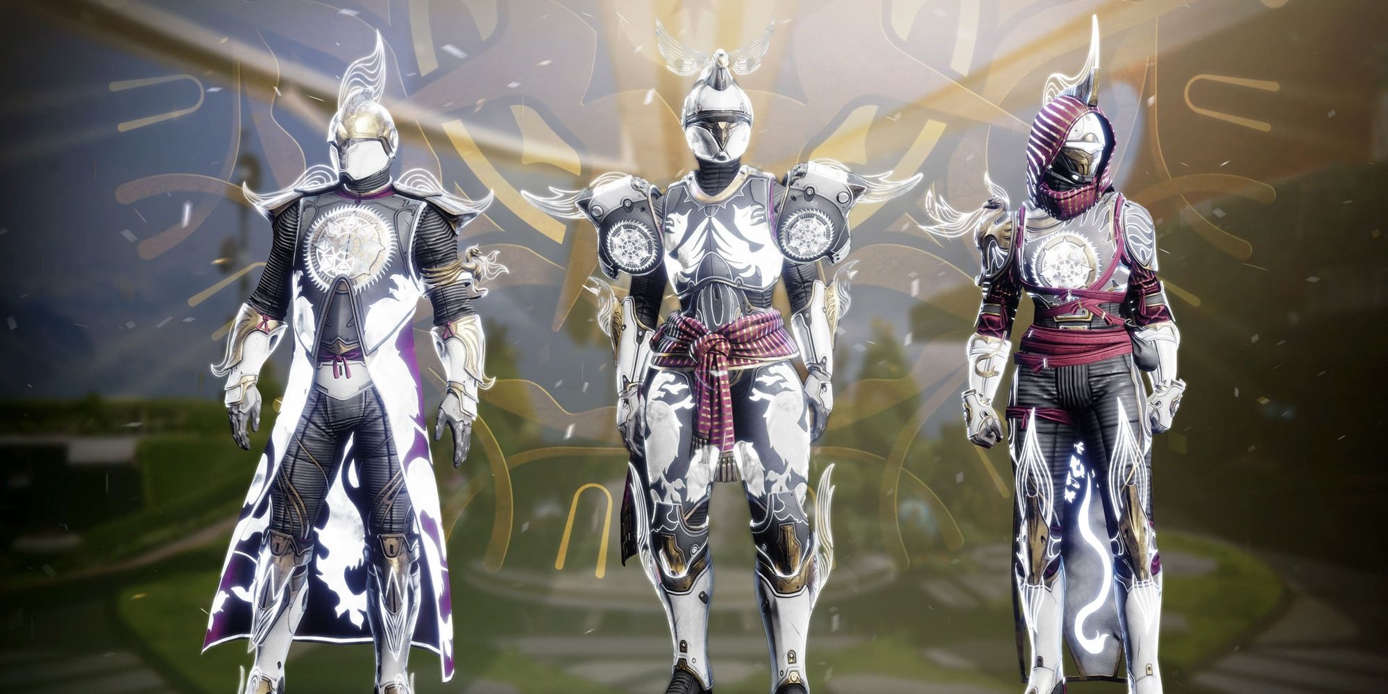 Destiny 2 Solstice 2022 Armor Set With White Glows