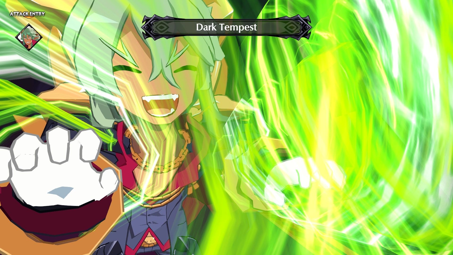 Disgaea 6 Overlord Ivar casting Dark Tempest