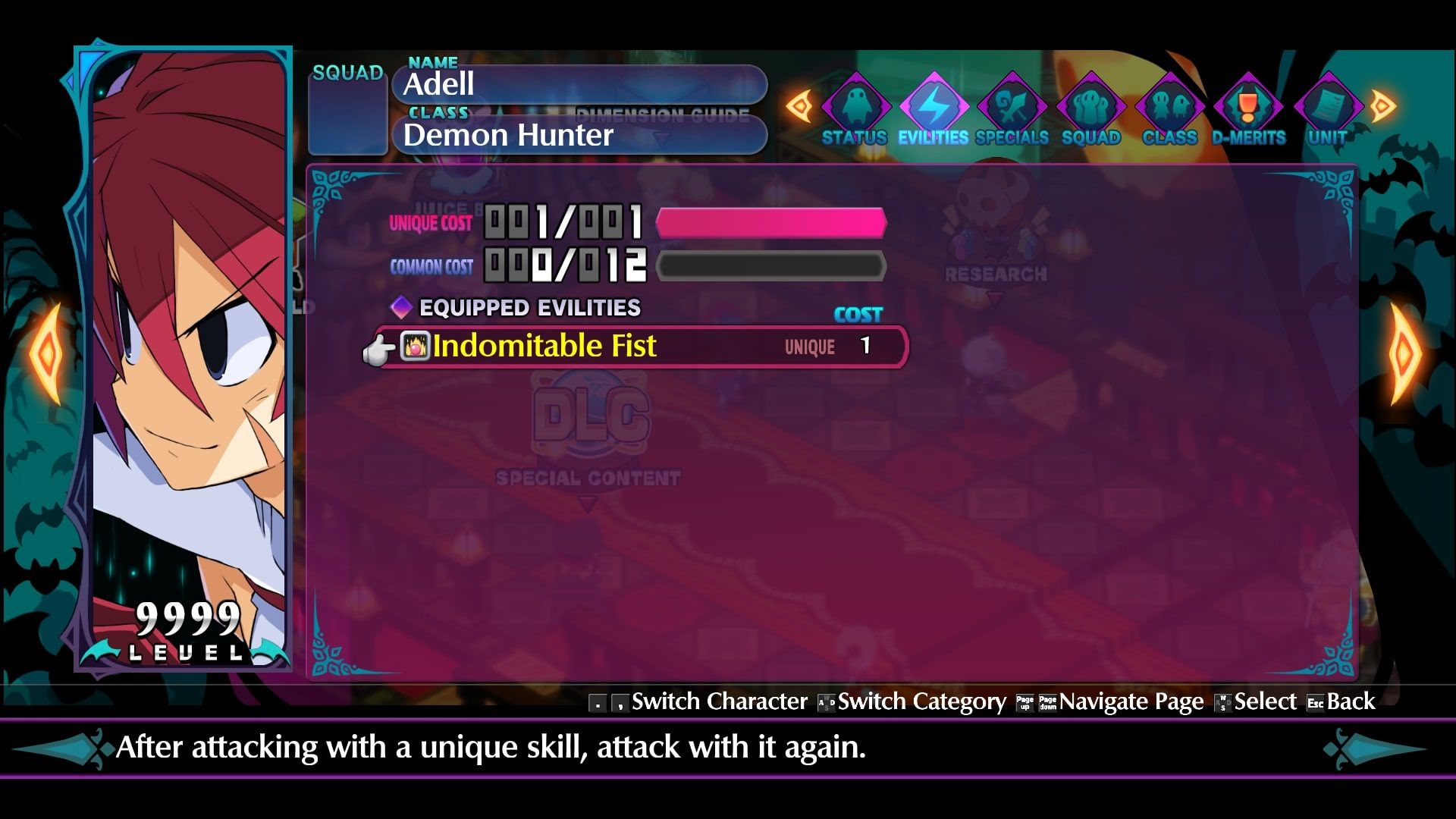 Disgaea 6 Adell Evility Screen