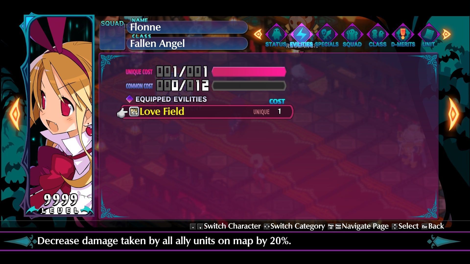 Disgaea 6 Flonne evilities