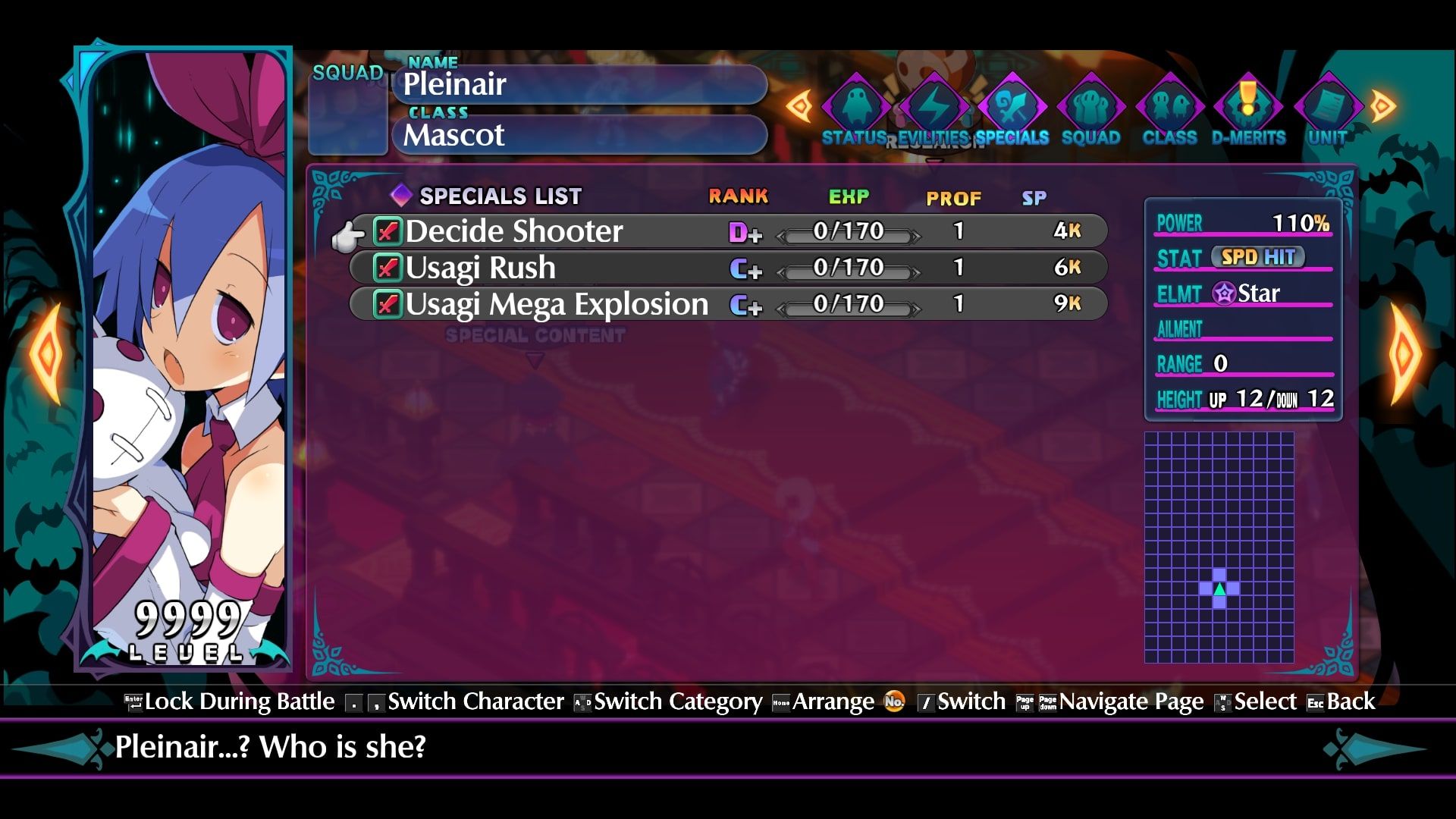 Disgaea 6 Pleinair special attack screen