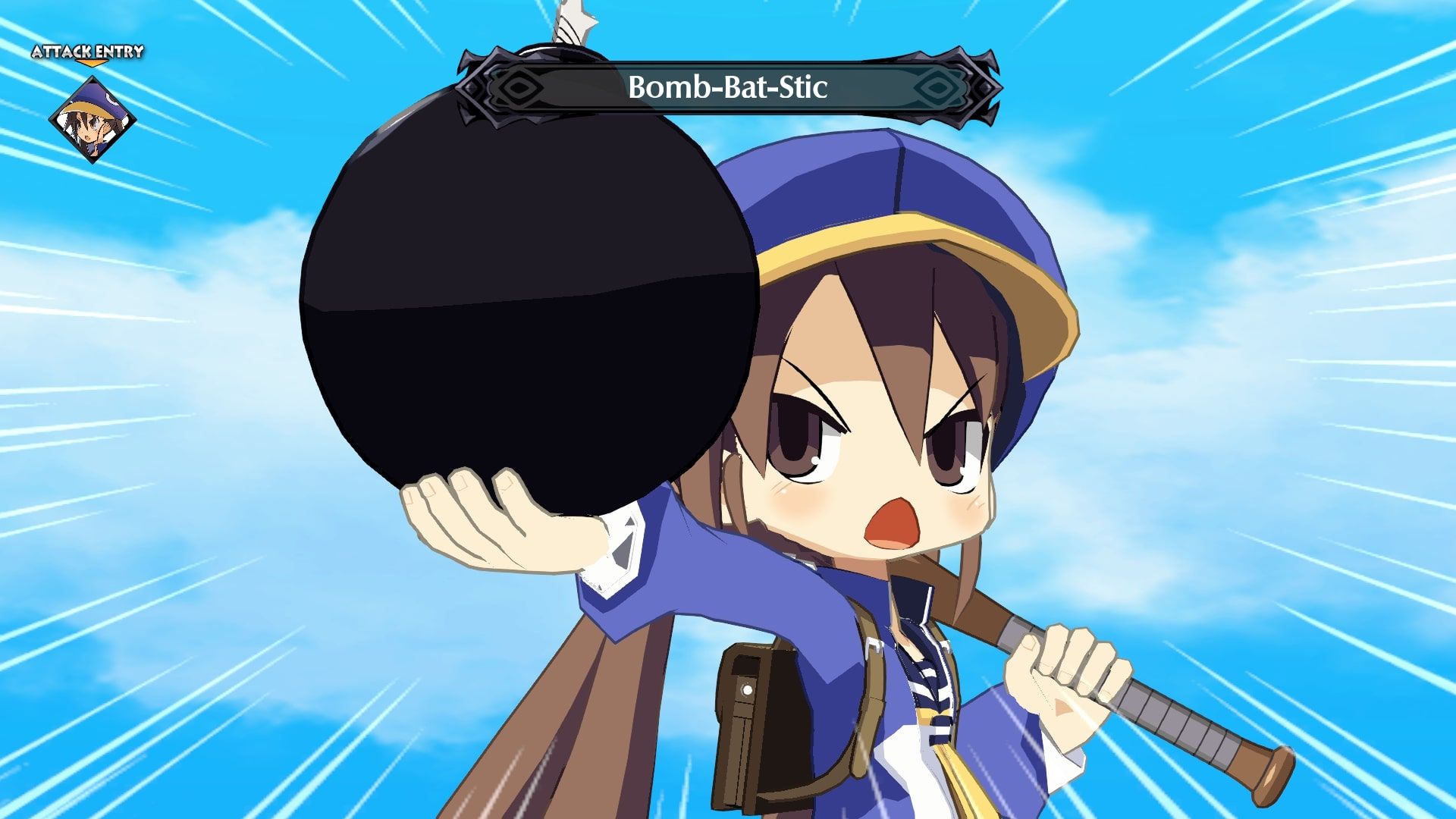 Disgaea 6 Fuka casting bomb-bat-stic