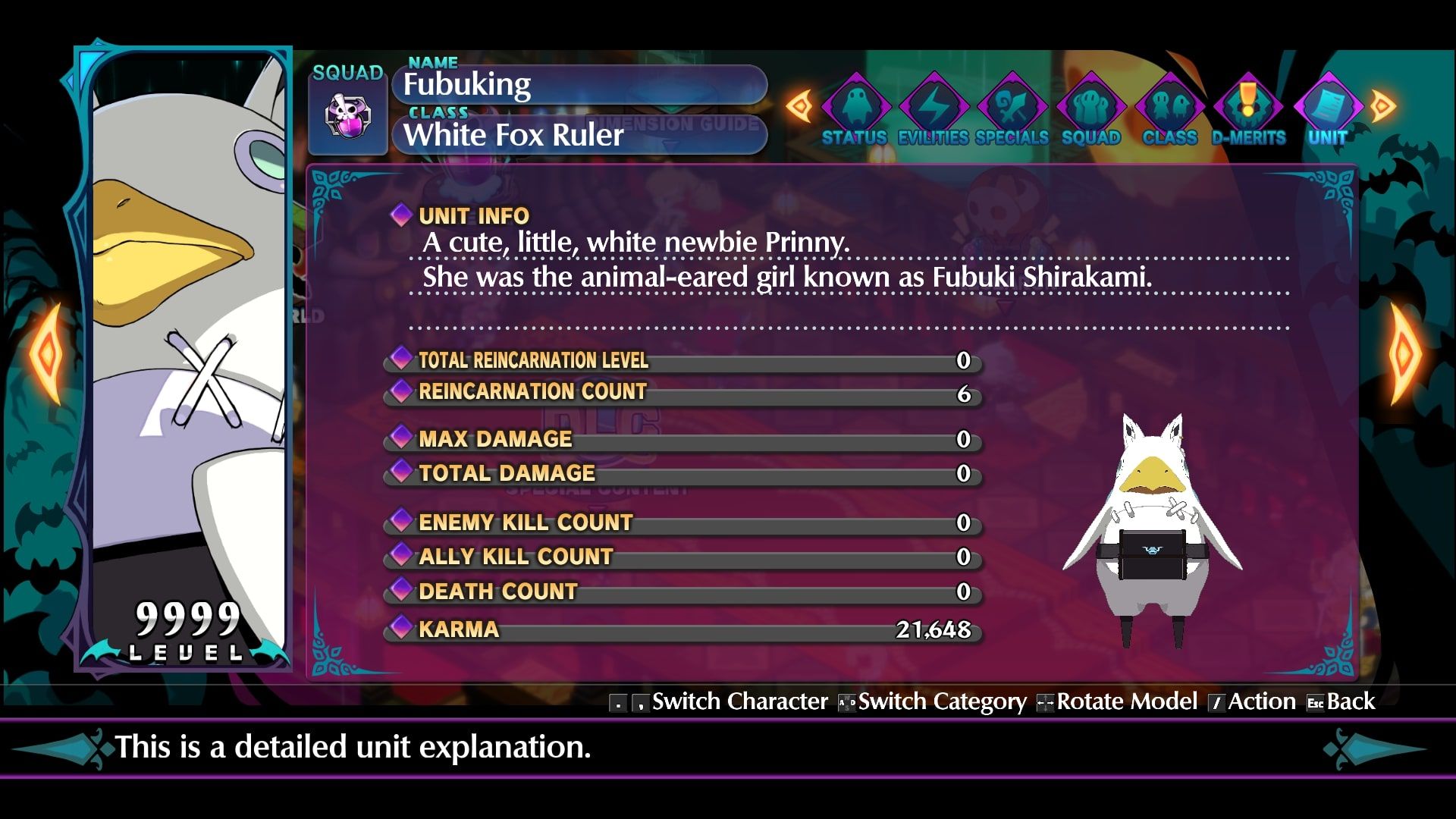 Disgaea 6 Fubuking Info