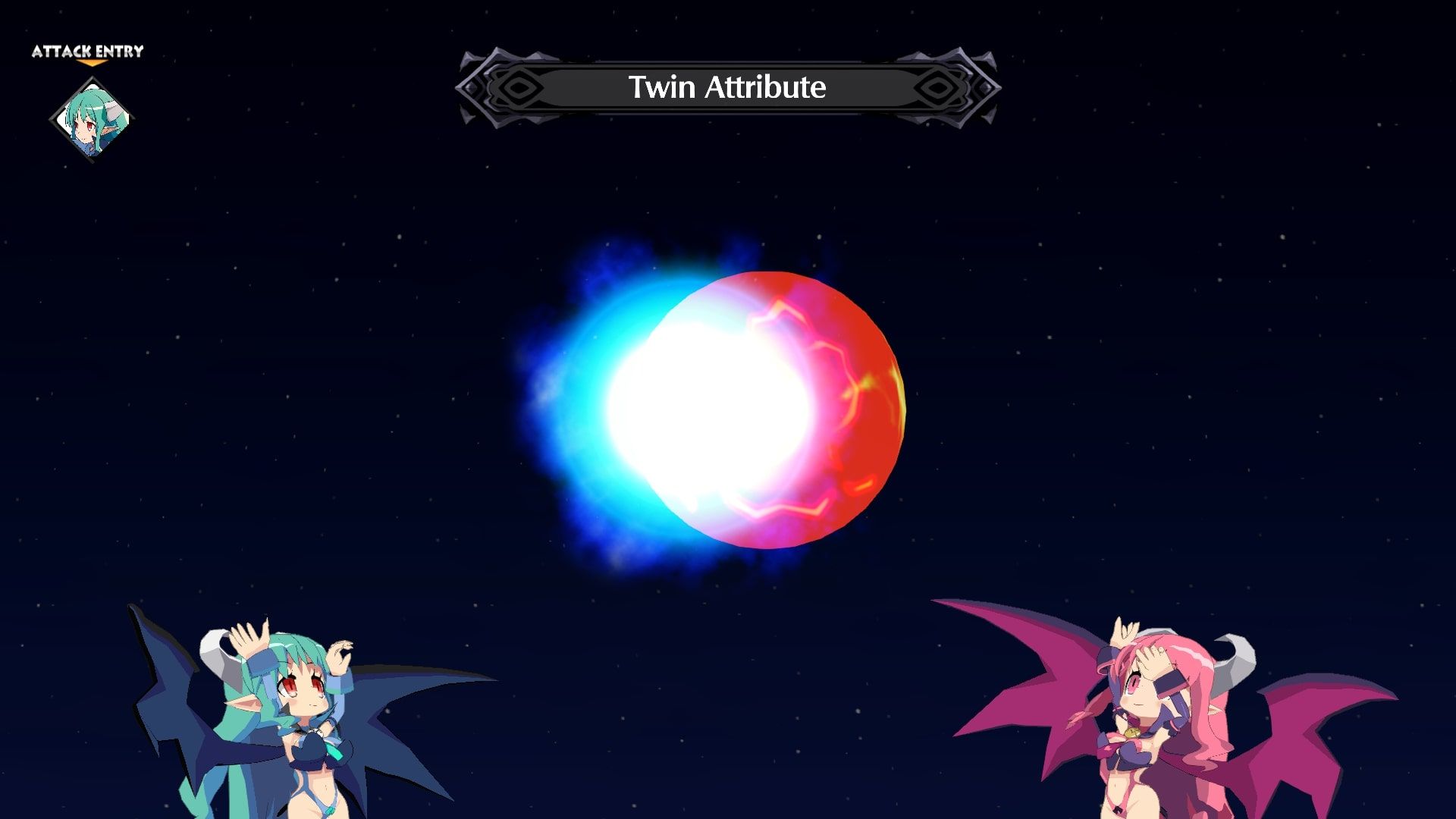 Disgaea 6 Ruusha using Twin Attribute