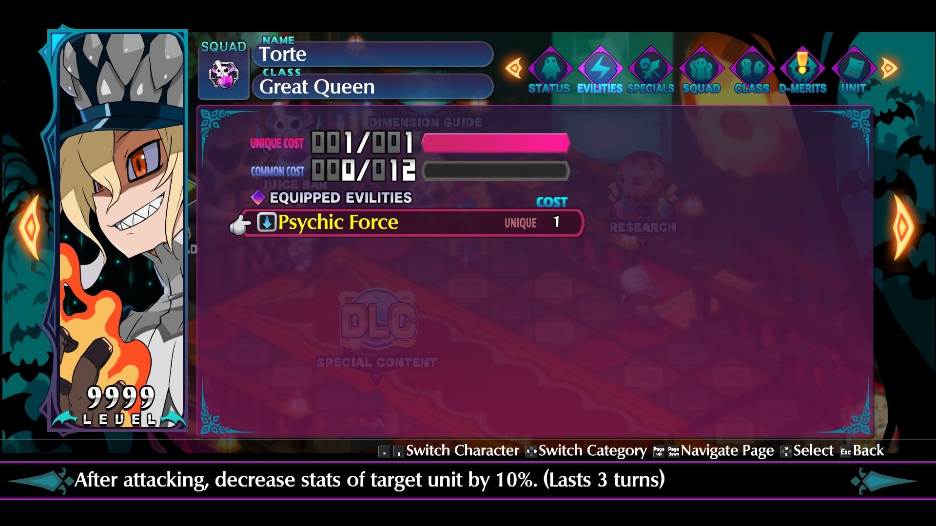 Disgaea 6 Torte Evility screen