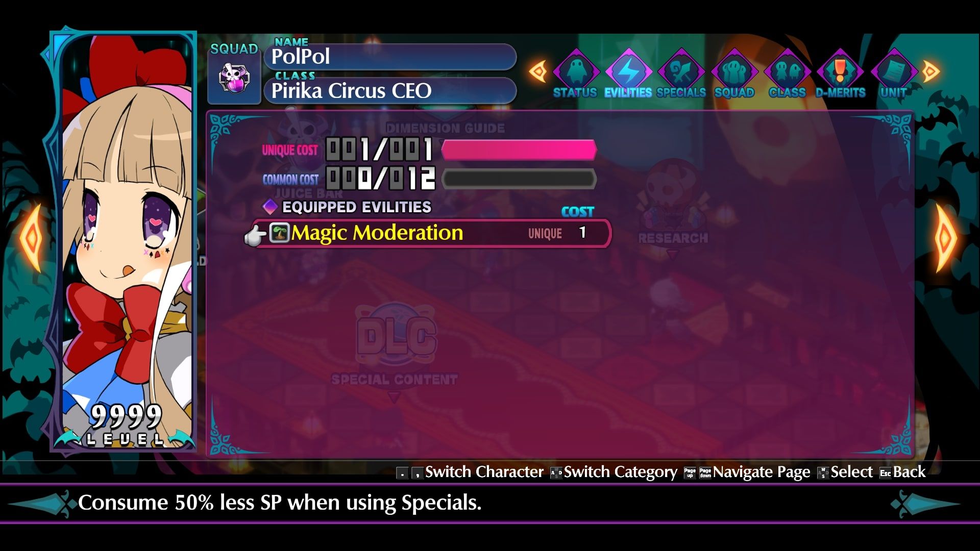 Disgaea 6 PolPol Evility Screen