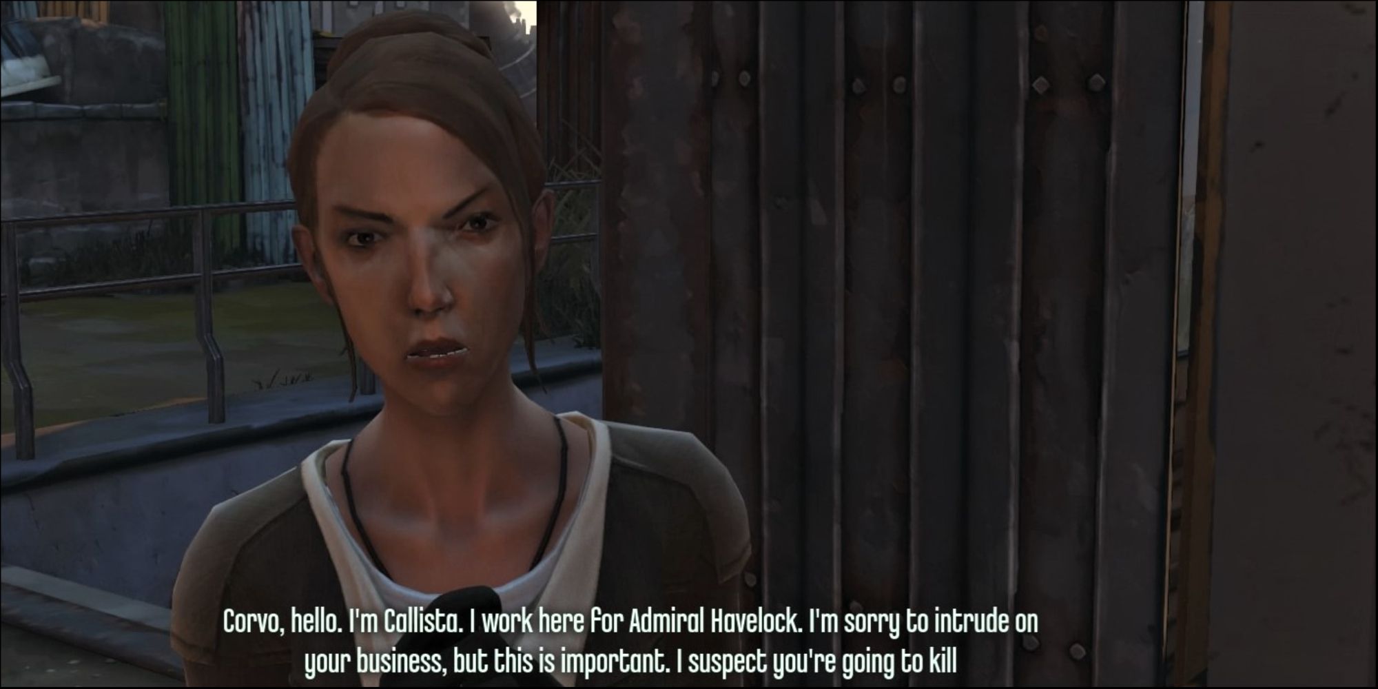 Dishonored - Callista Curnow introduction
