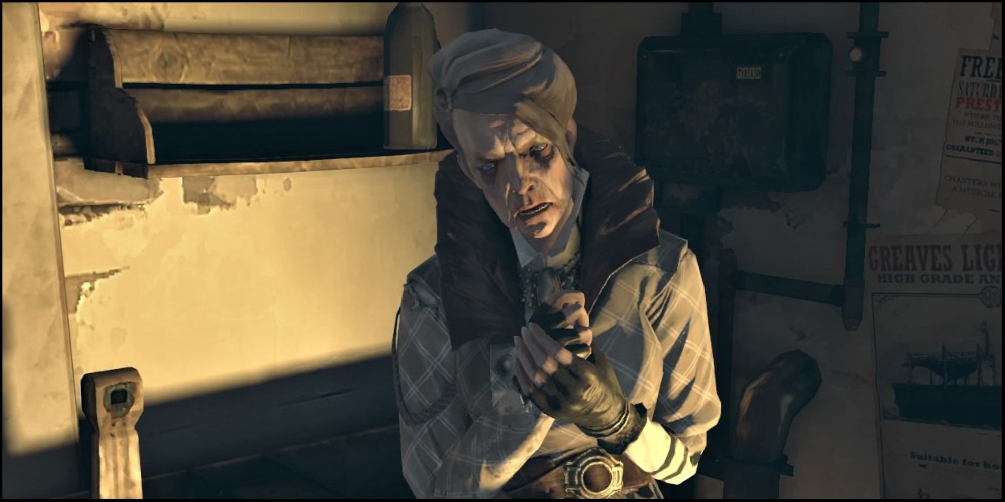 Dishonored - Granny Rags in her house in second mission