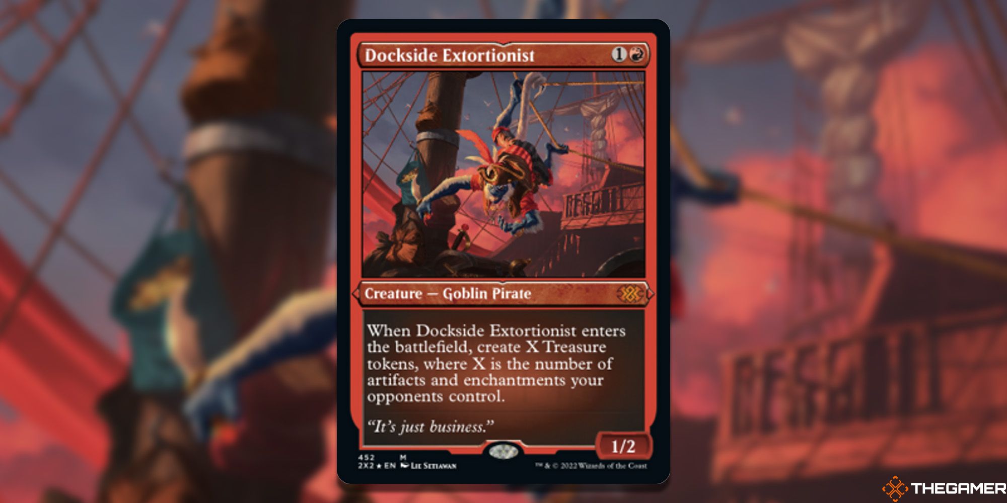 Dockside Extortionist 2x2 Etched