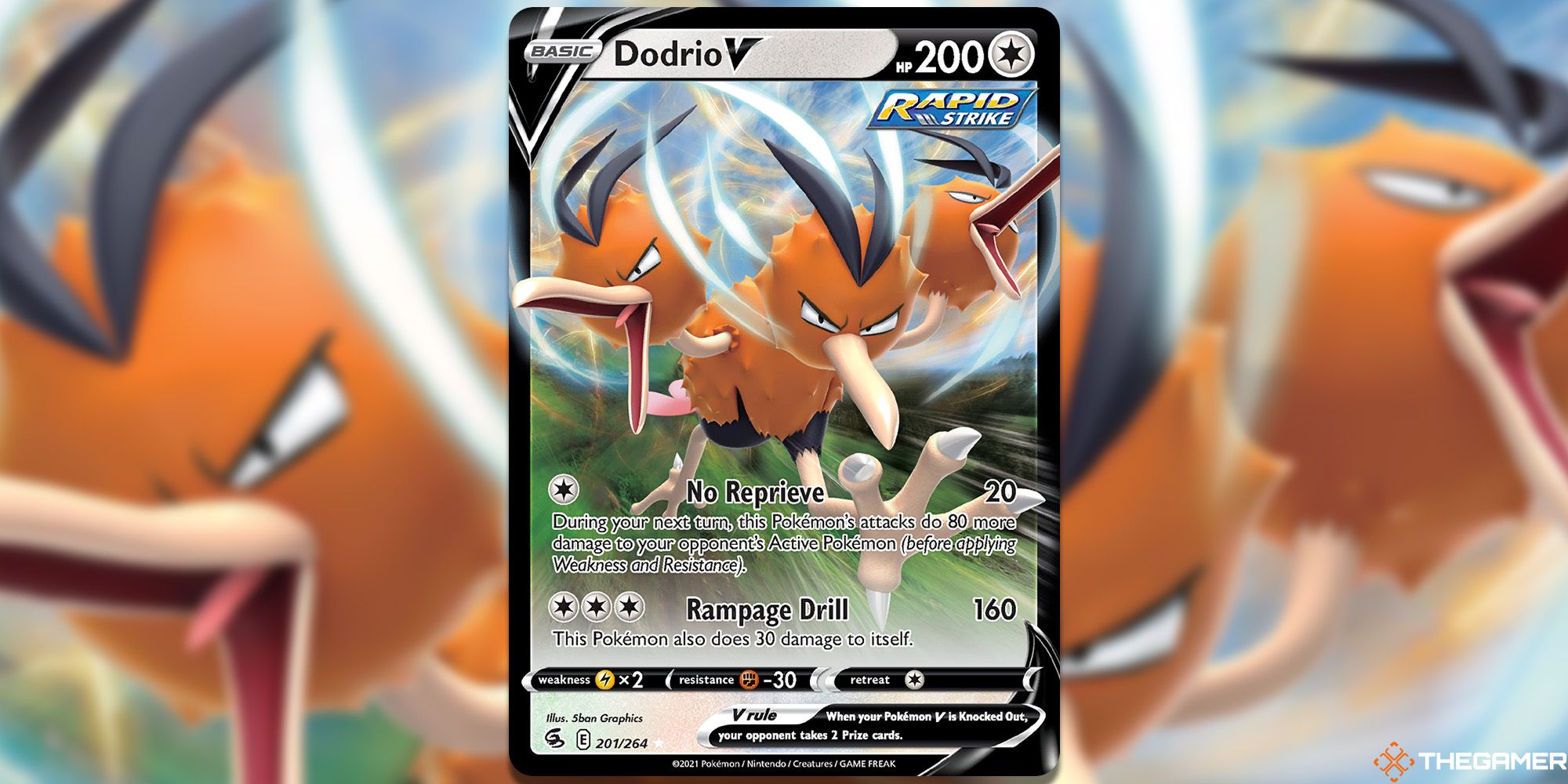 Dodrio V #201 / Pokemon TCG Fusion Strike