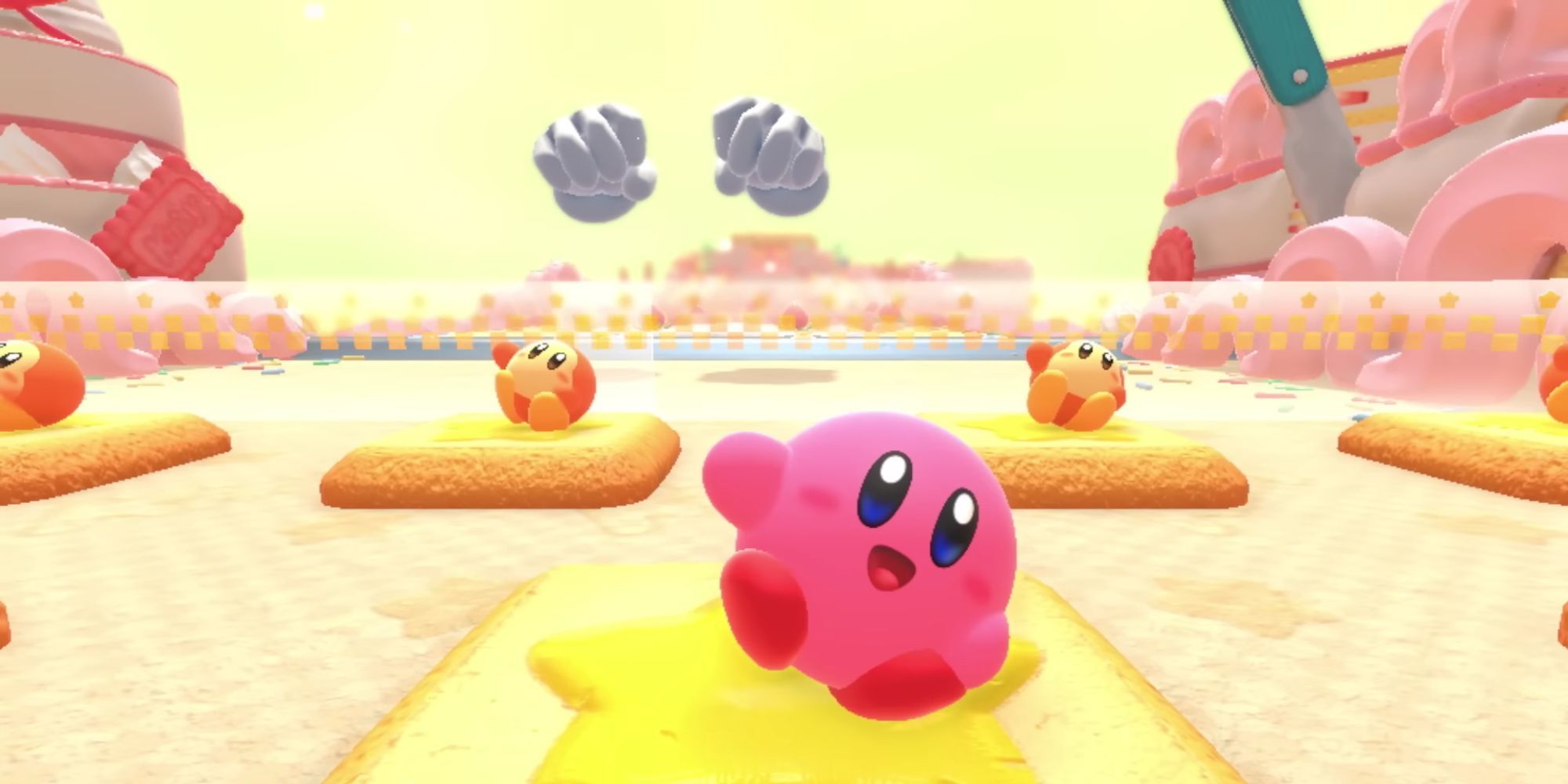 Kirby Fans Think They've Spotted Master Hand From Super Smash Bros. In  Kirby's Dream Buffet