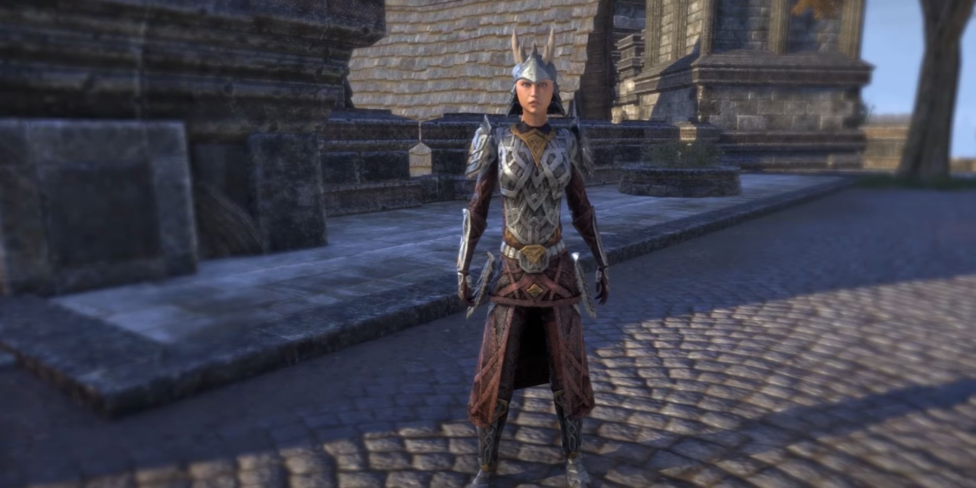 ESO Character Wearing The Regalia Of The Orsimer King