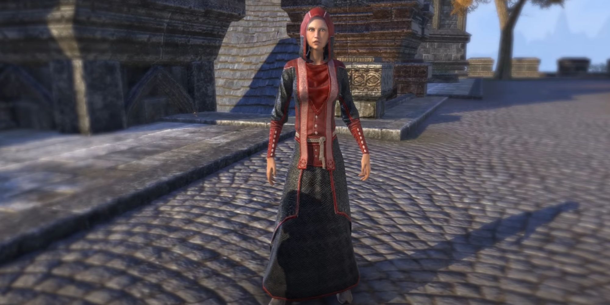 ESO Character Wearing The Sixth House Robe