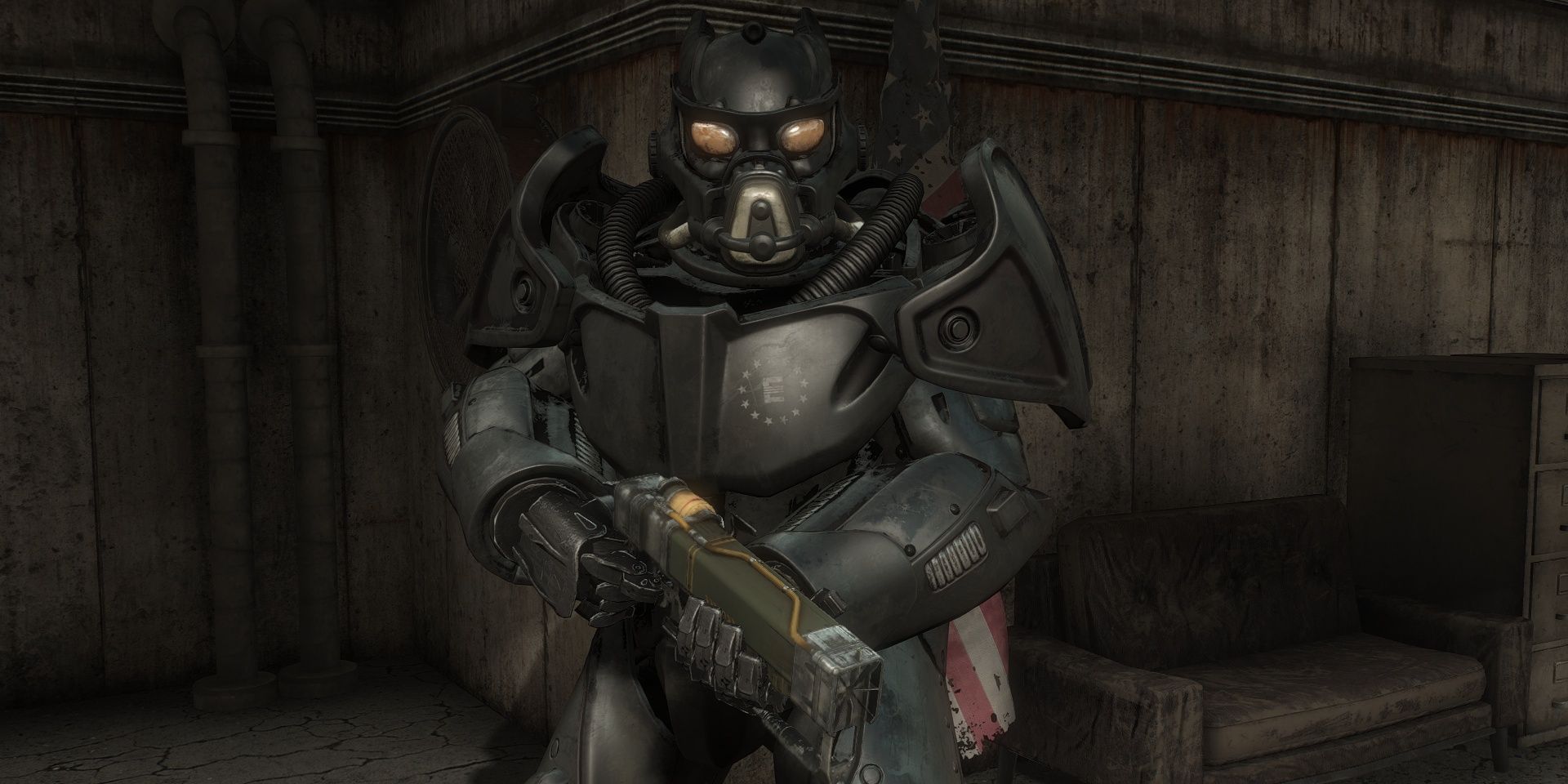 Enclave X-02 Black Devil Power Armor mod for Fallout 4