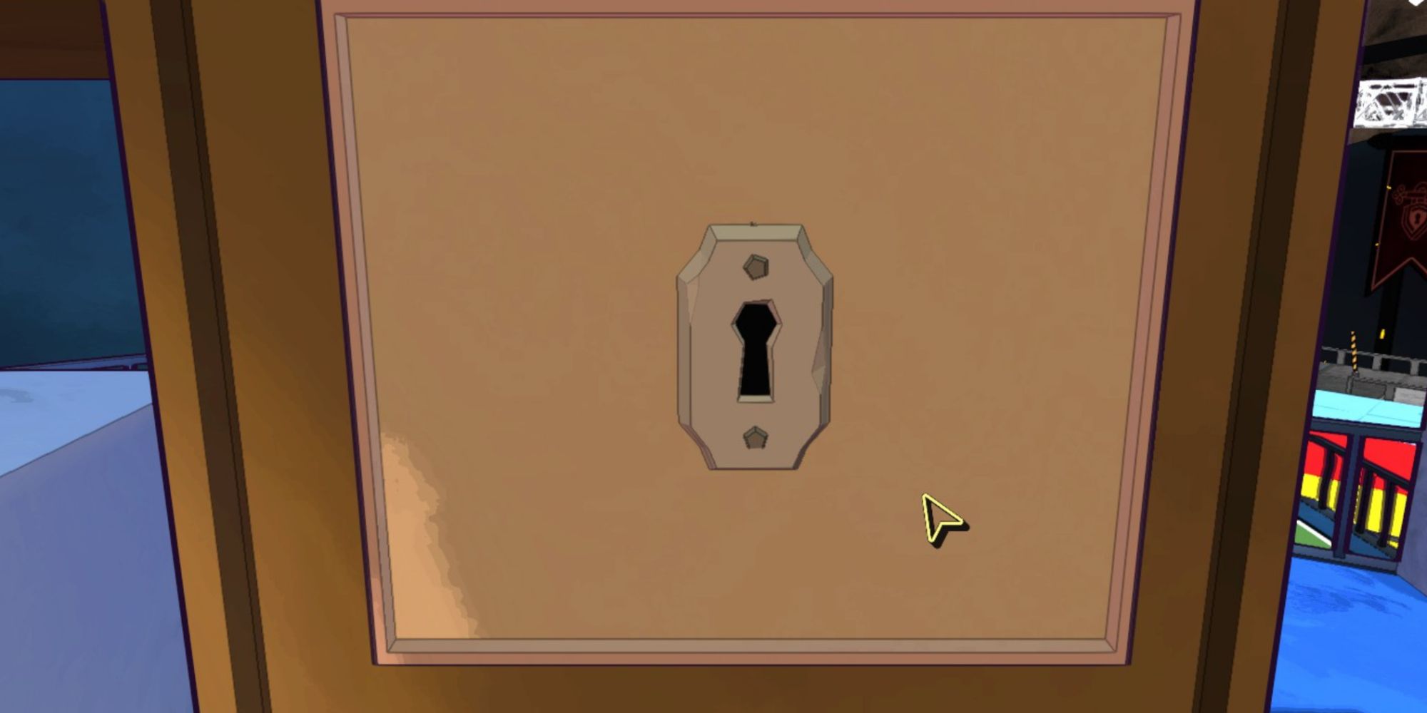 Escape Academy The Rival Room Wall Safe Keyhole