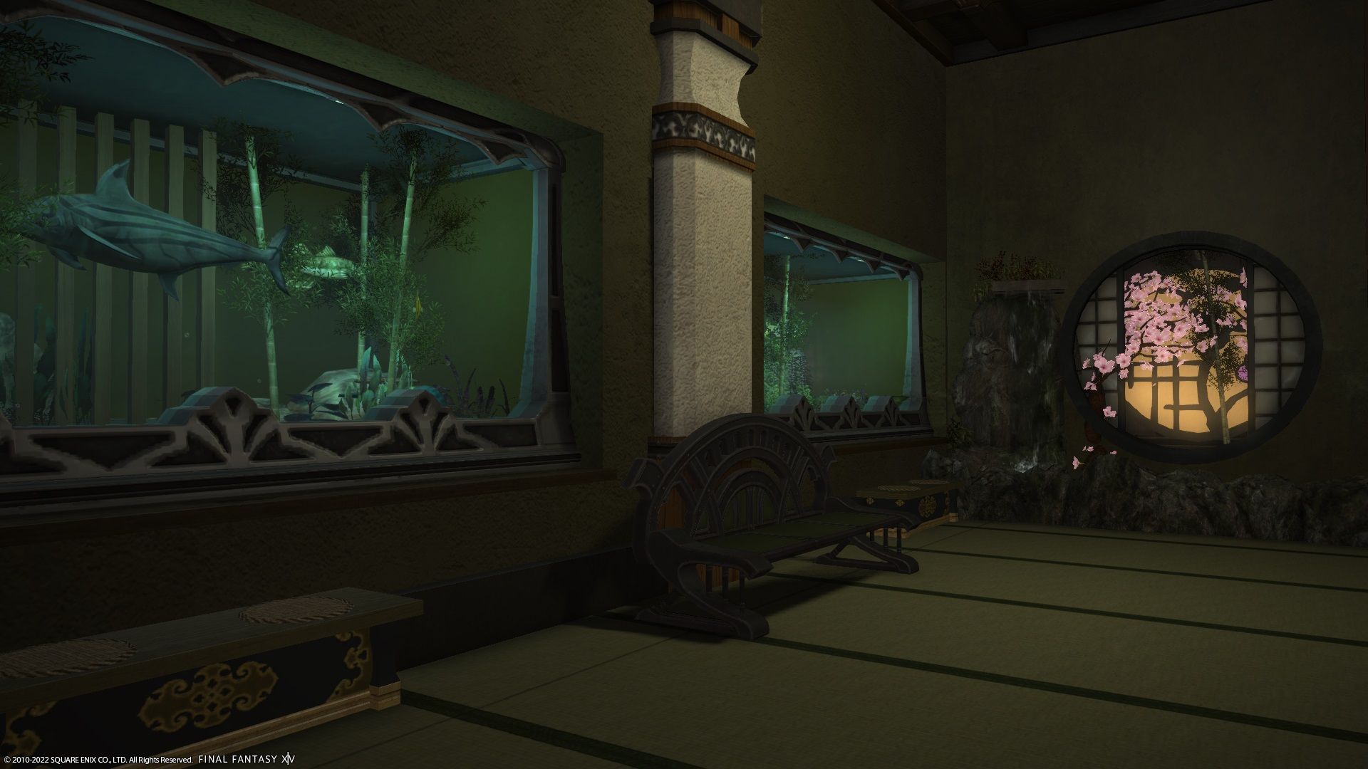 FF14 Eorzean Aquarium fish of Yanxia exhibit