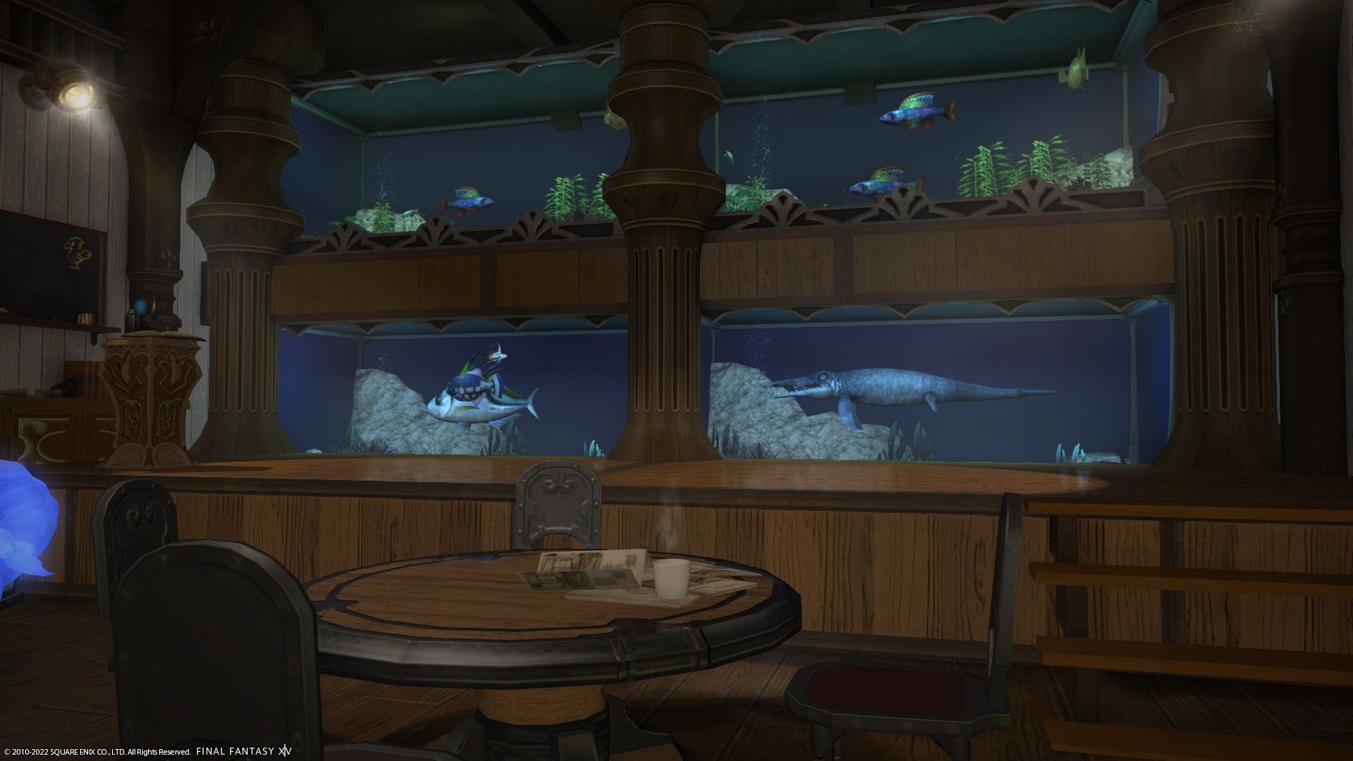 FF14 Eorzean Aquarium stage