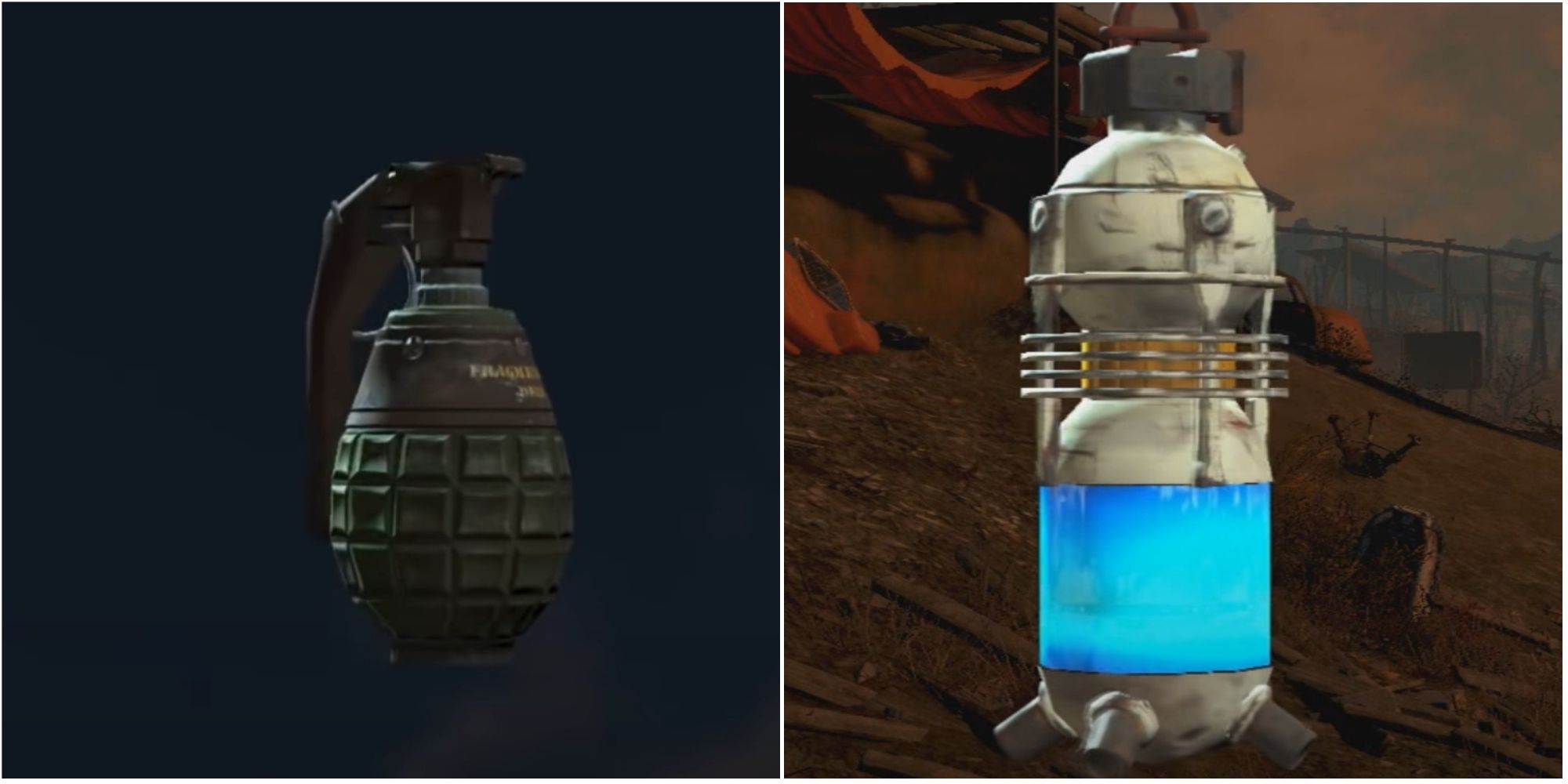 Fallout 4 Two Grenades Next To Each Other